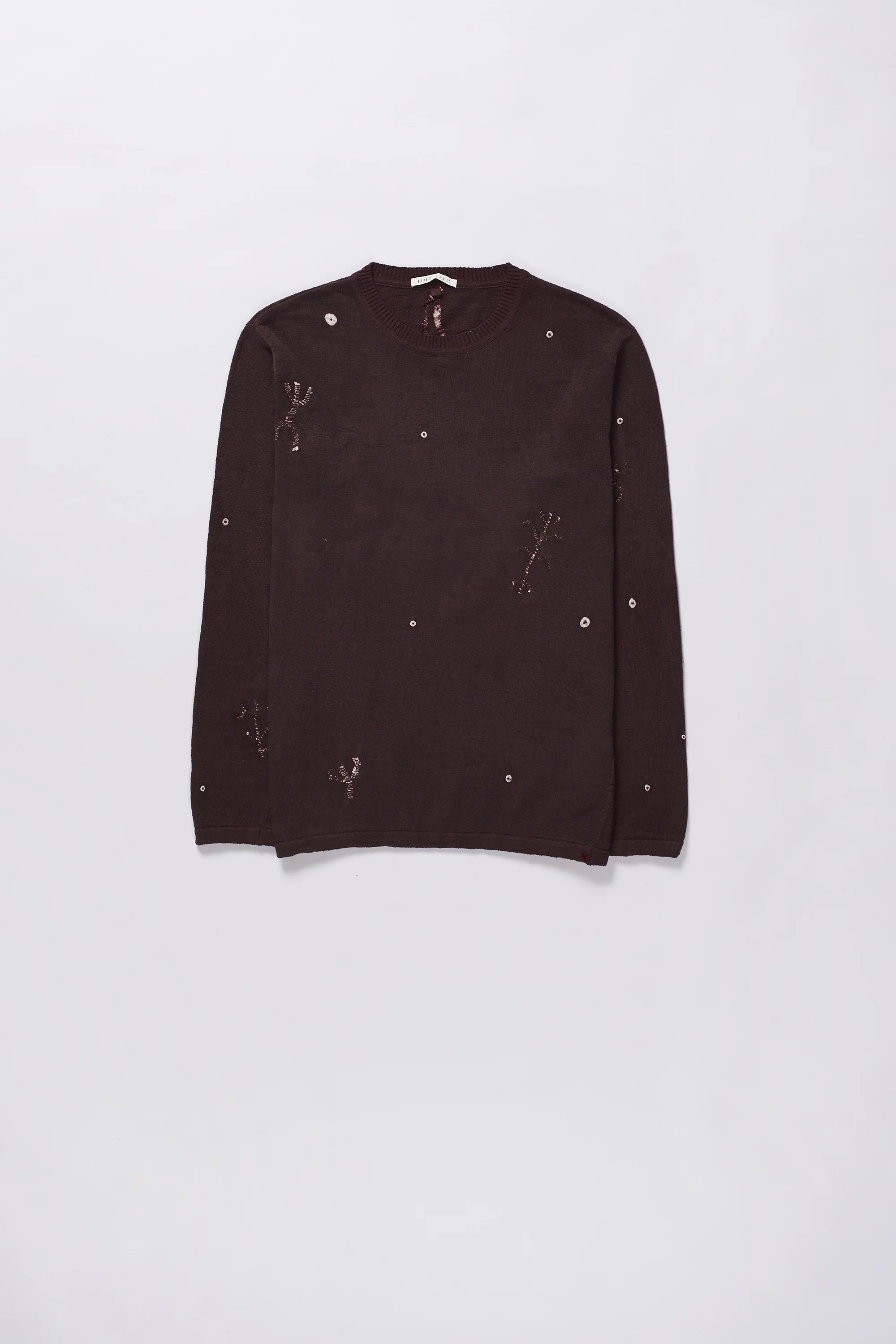 Cotton T-Shirt with Shibori
