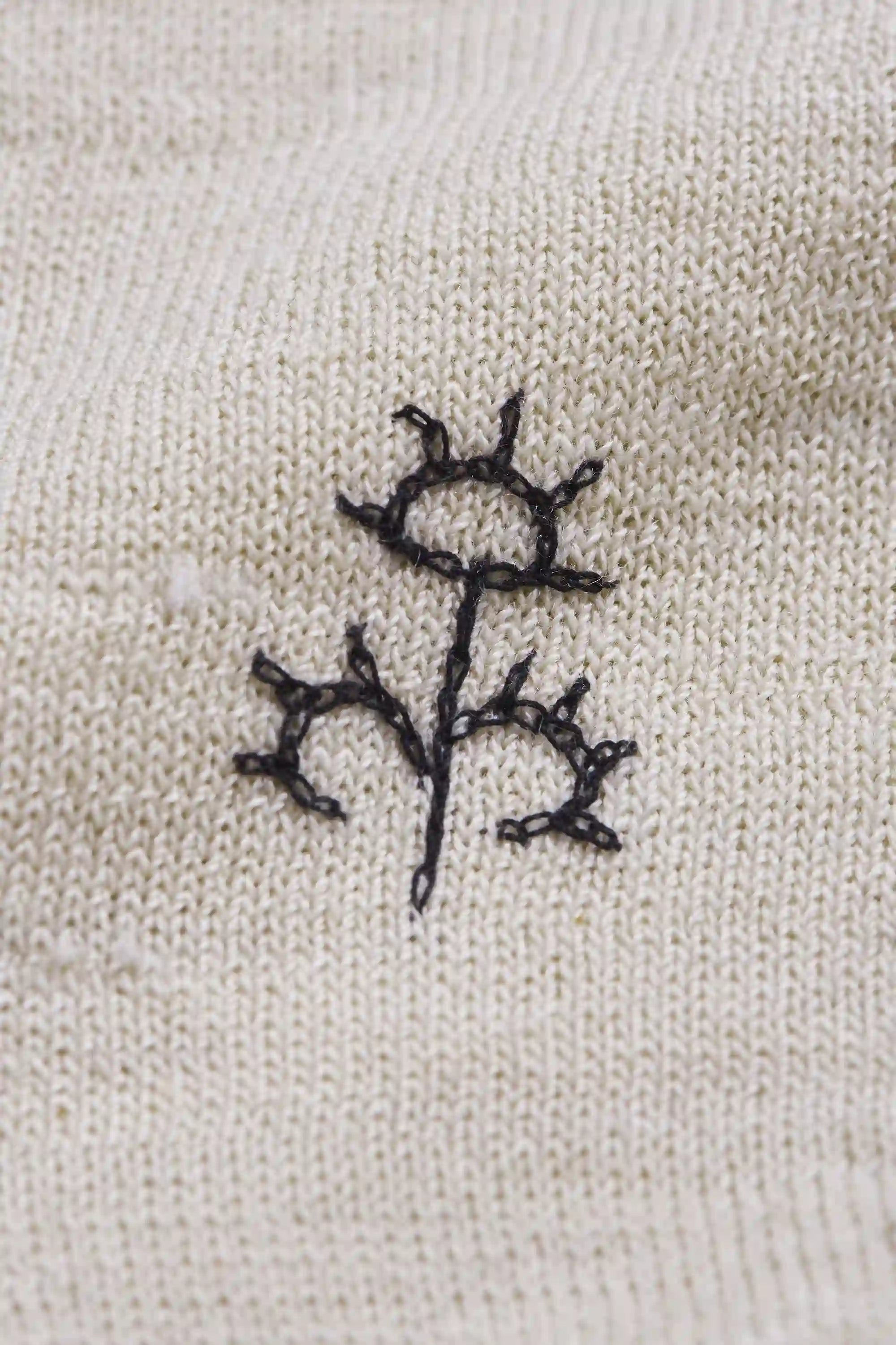 Valere Ecru Men's Cardigan