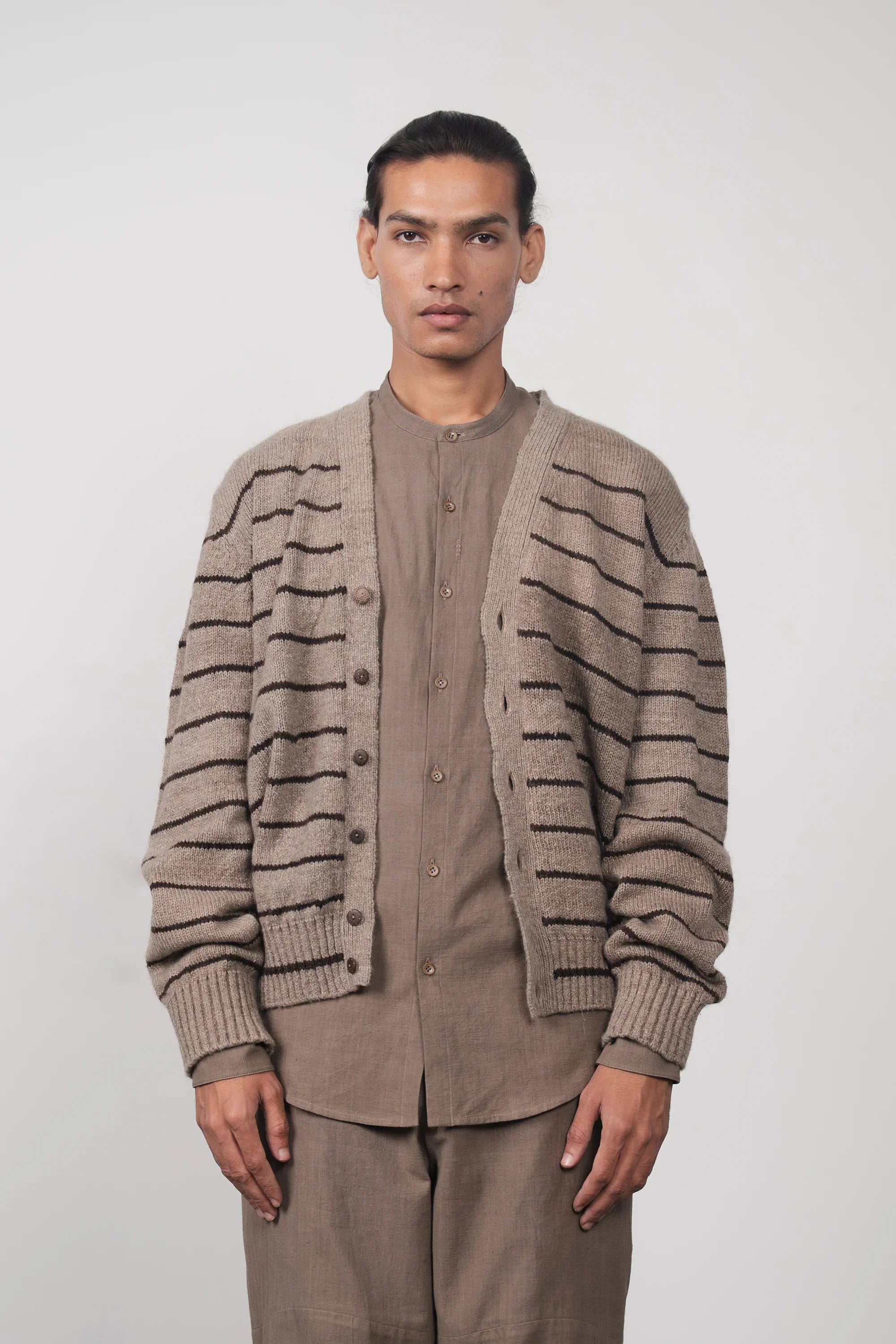 PASHMINA AND YAK WOOL CARDIGAN