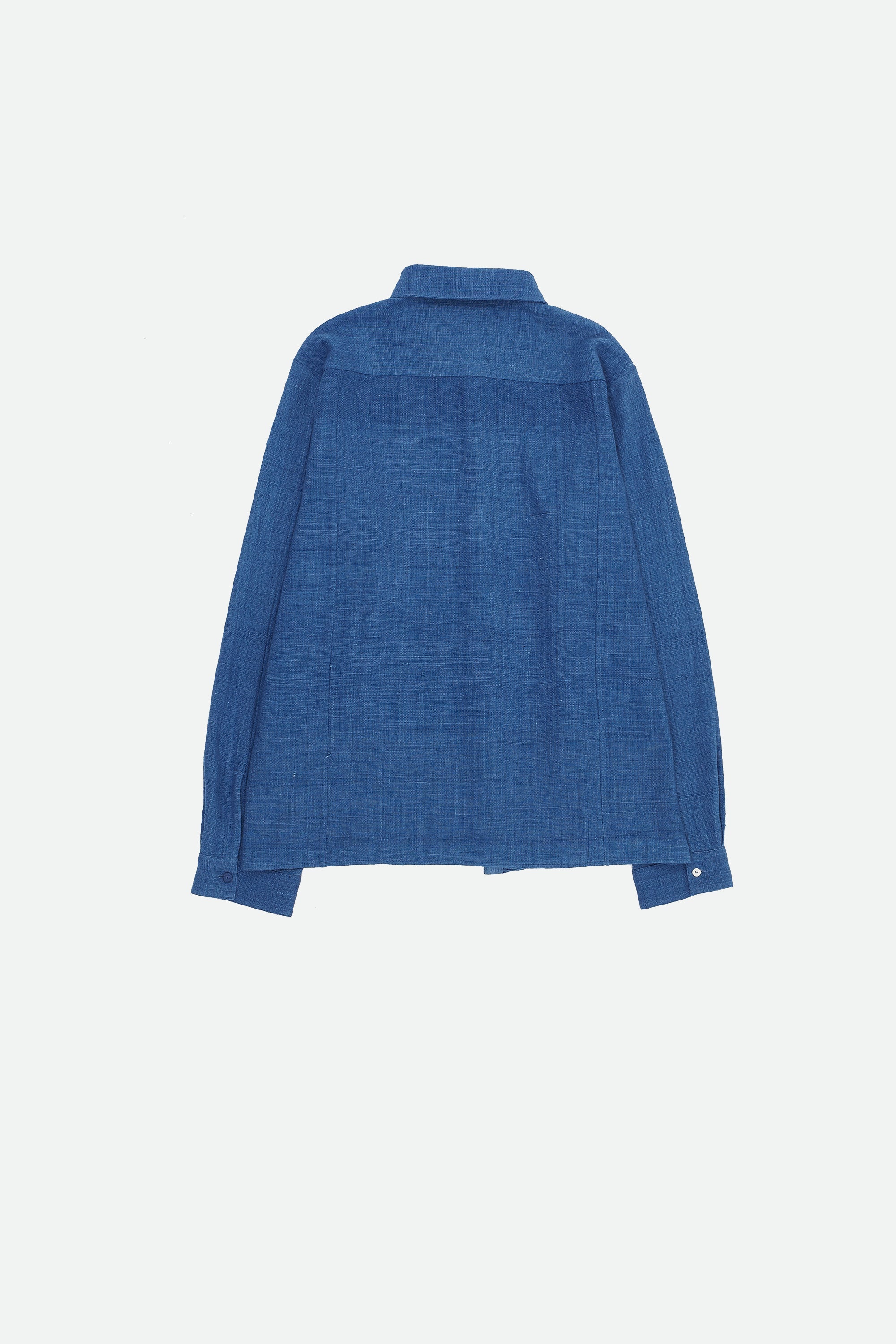 MEDIUM INDIGO ORGANIC COTTON SHIRT IN TANGALIYA WEAVE