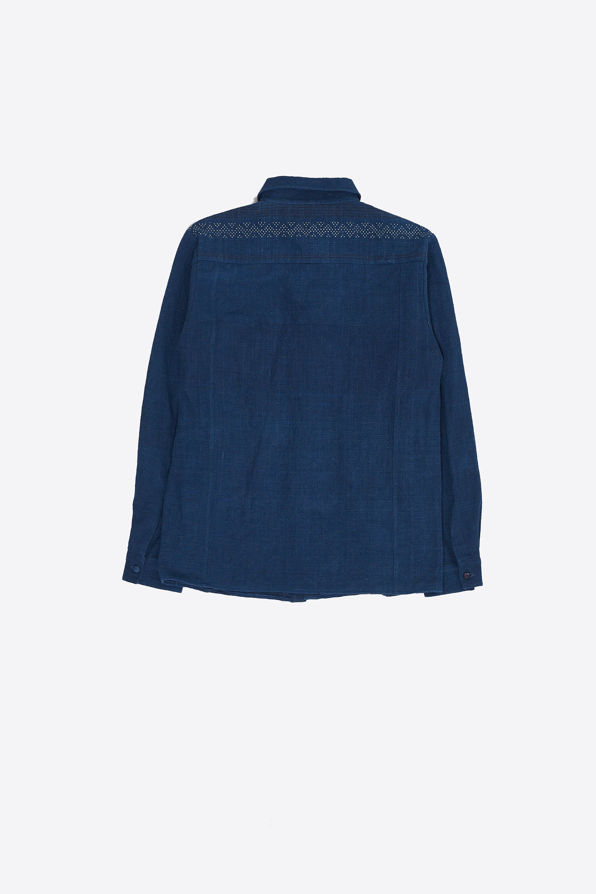 INDIGO ORGANIC COTTON TANGALIYA WEAVE SHIRT