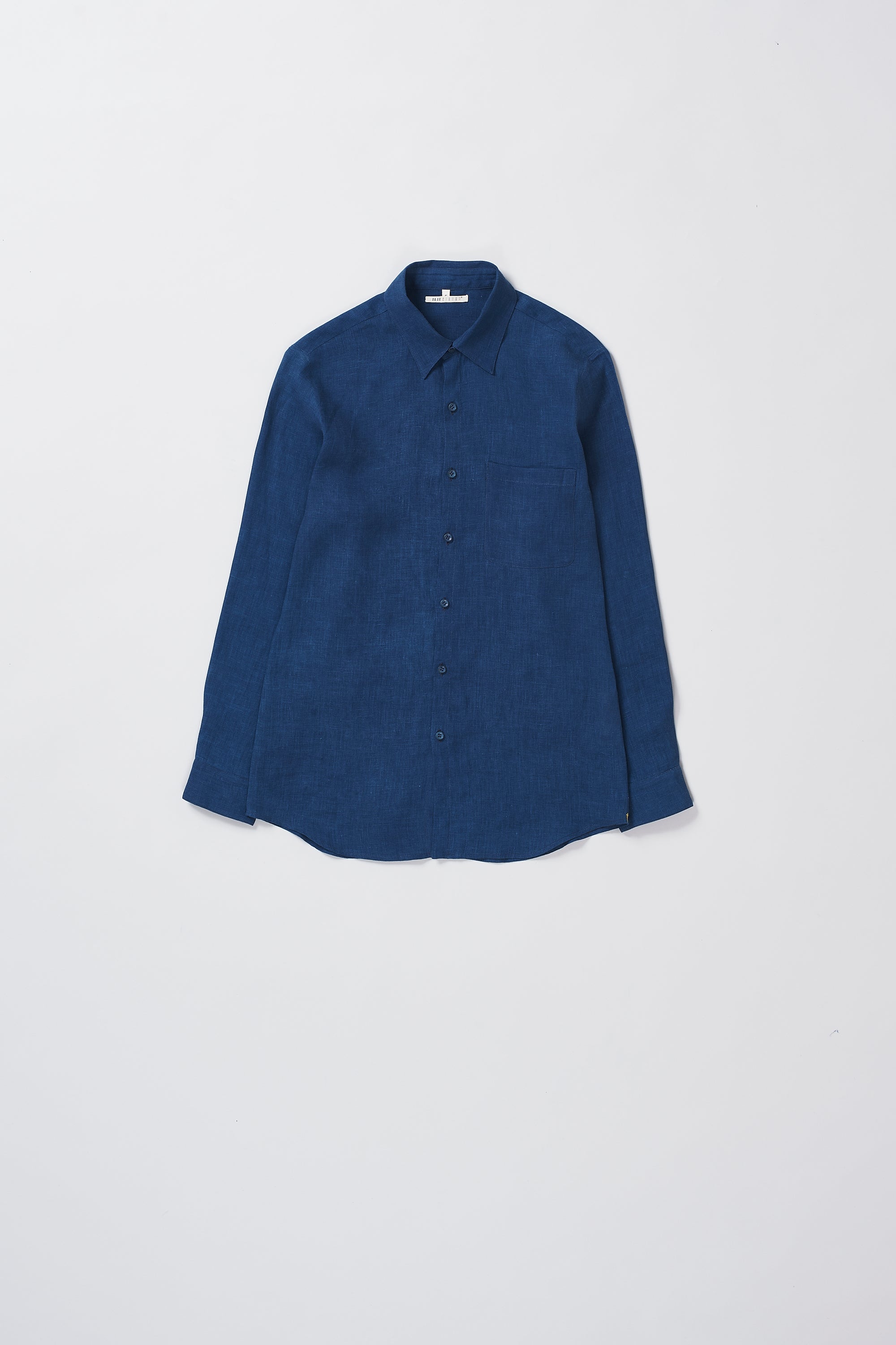 INDIGO LINEN MENS SHIRT