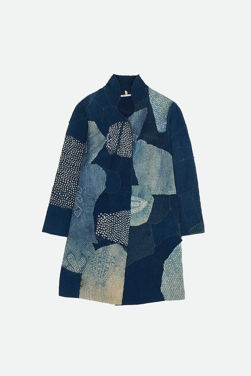 INDIGO PATCHWORK JACKET