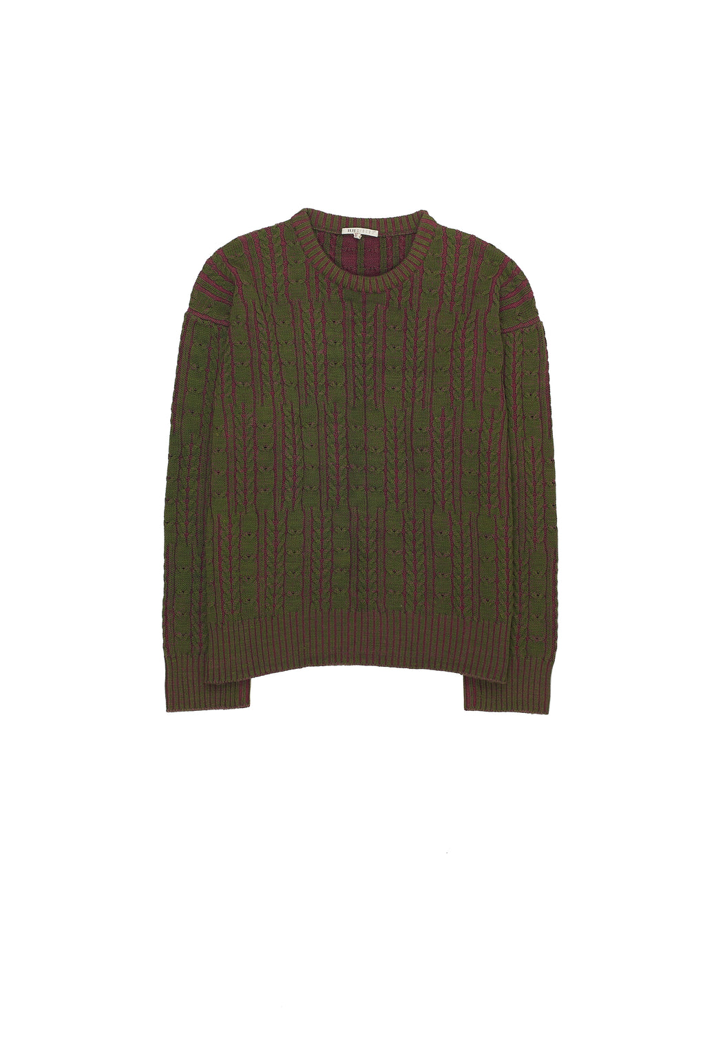 Green merino wool clearance sweater