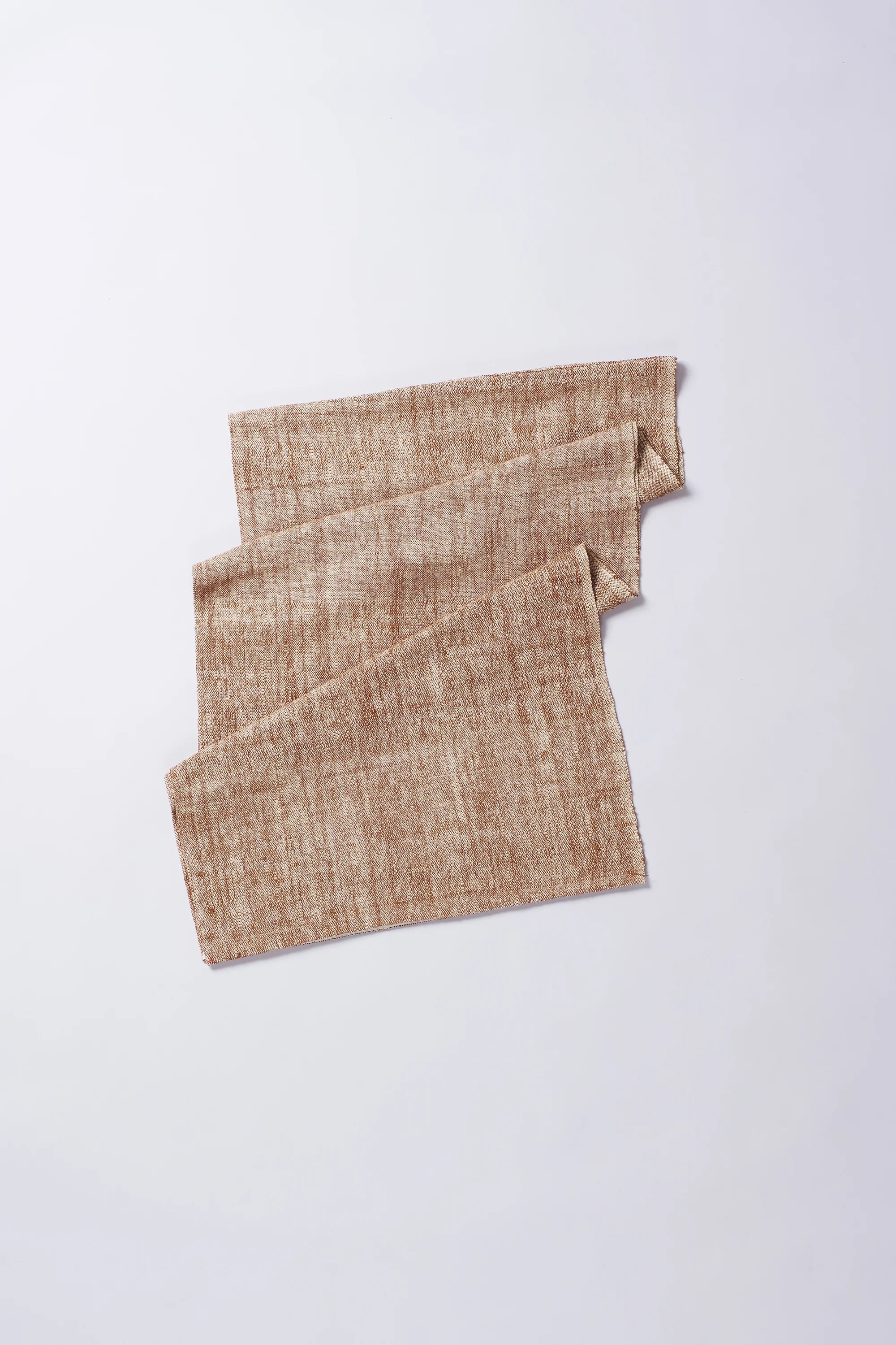 Handspun Scarf in Burnt Umber