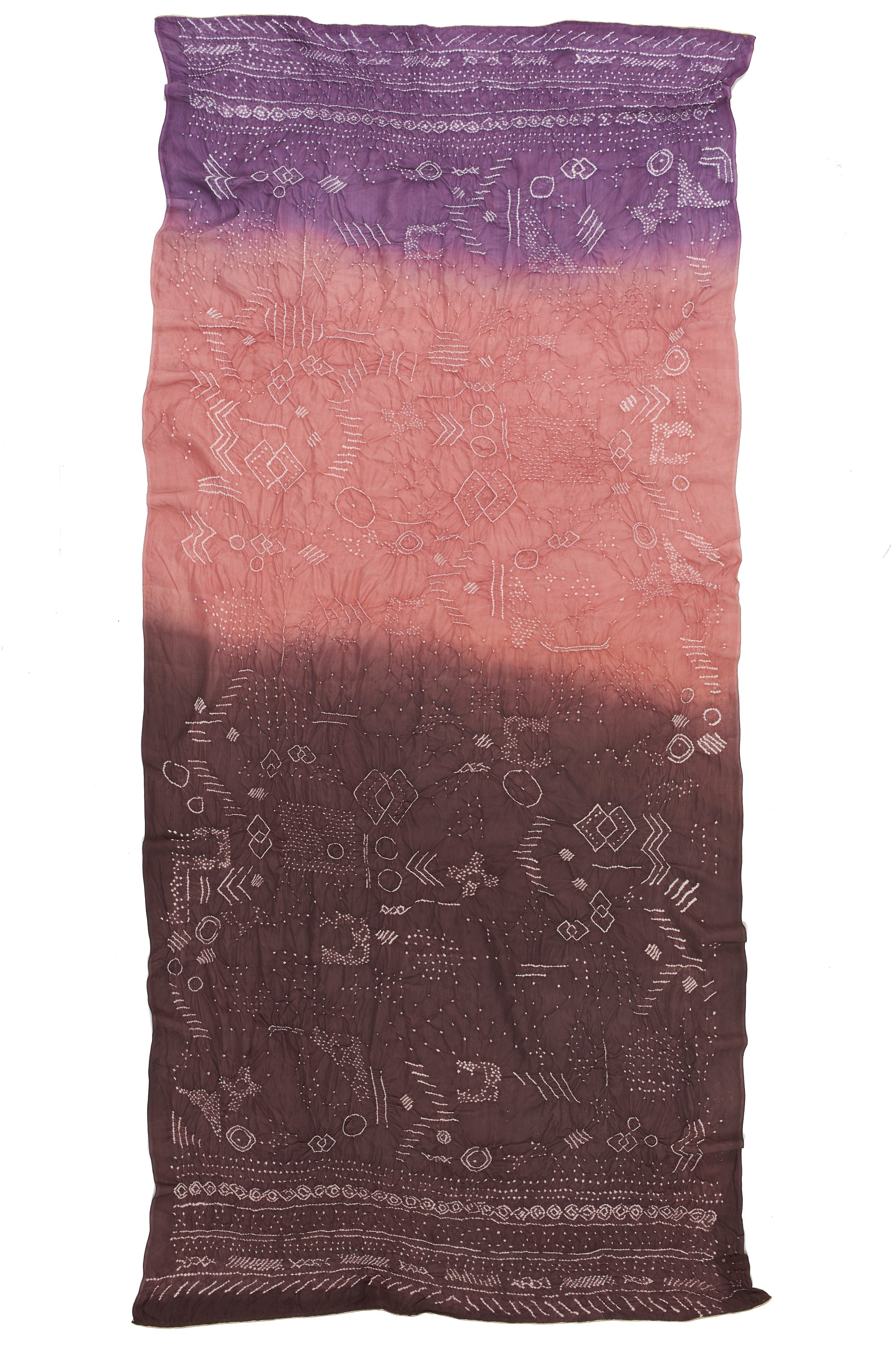 Gradient scarf with purple