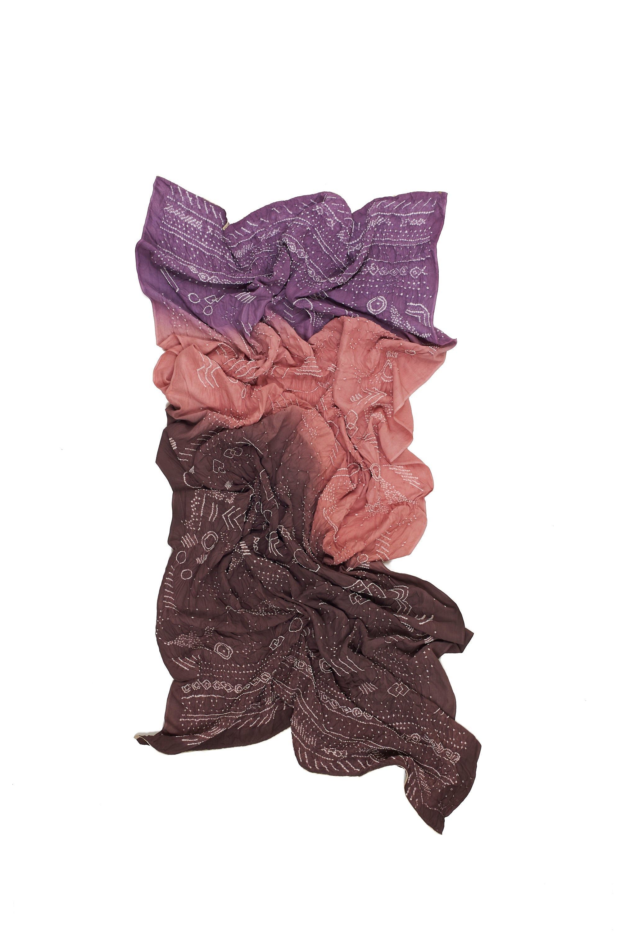 Set of three patterned headscarves
