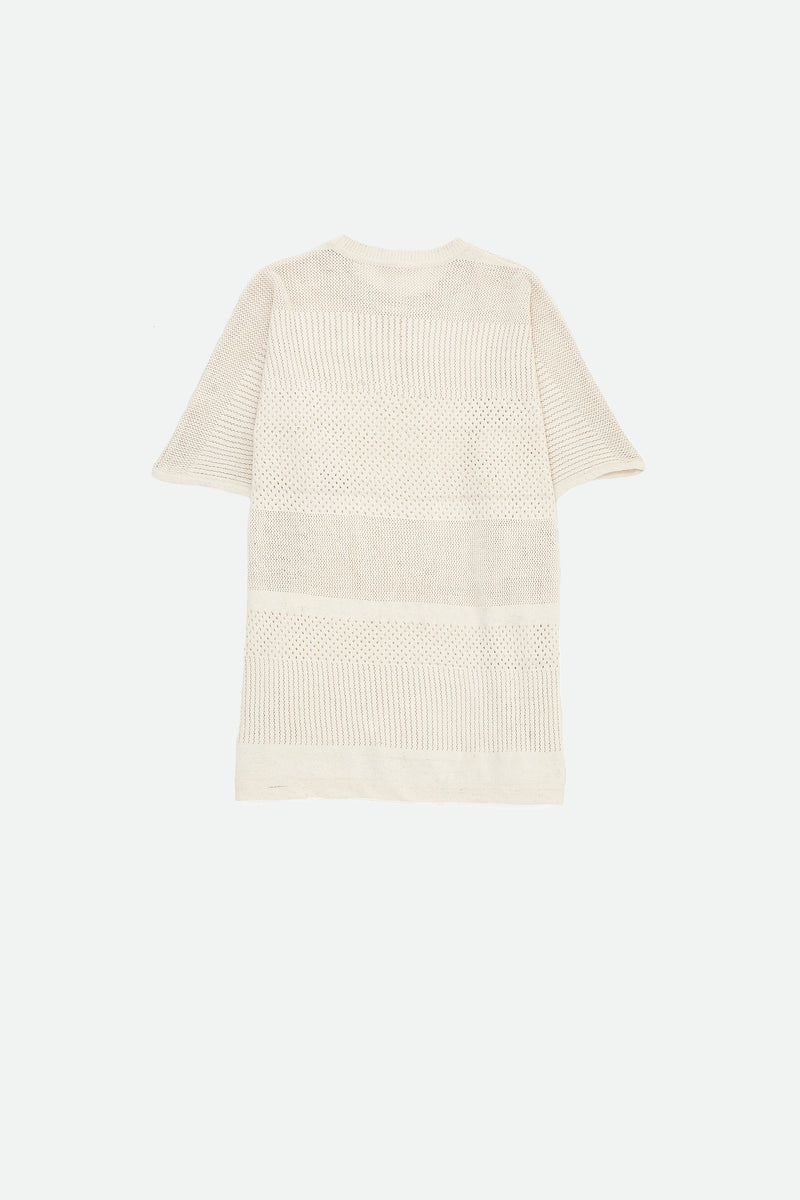 UNDYED COTTON KNITTED T-SHIRT