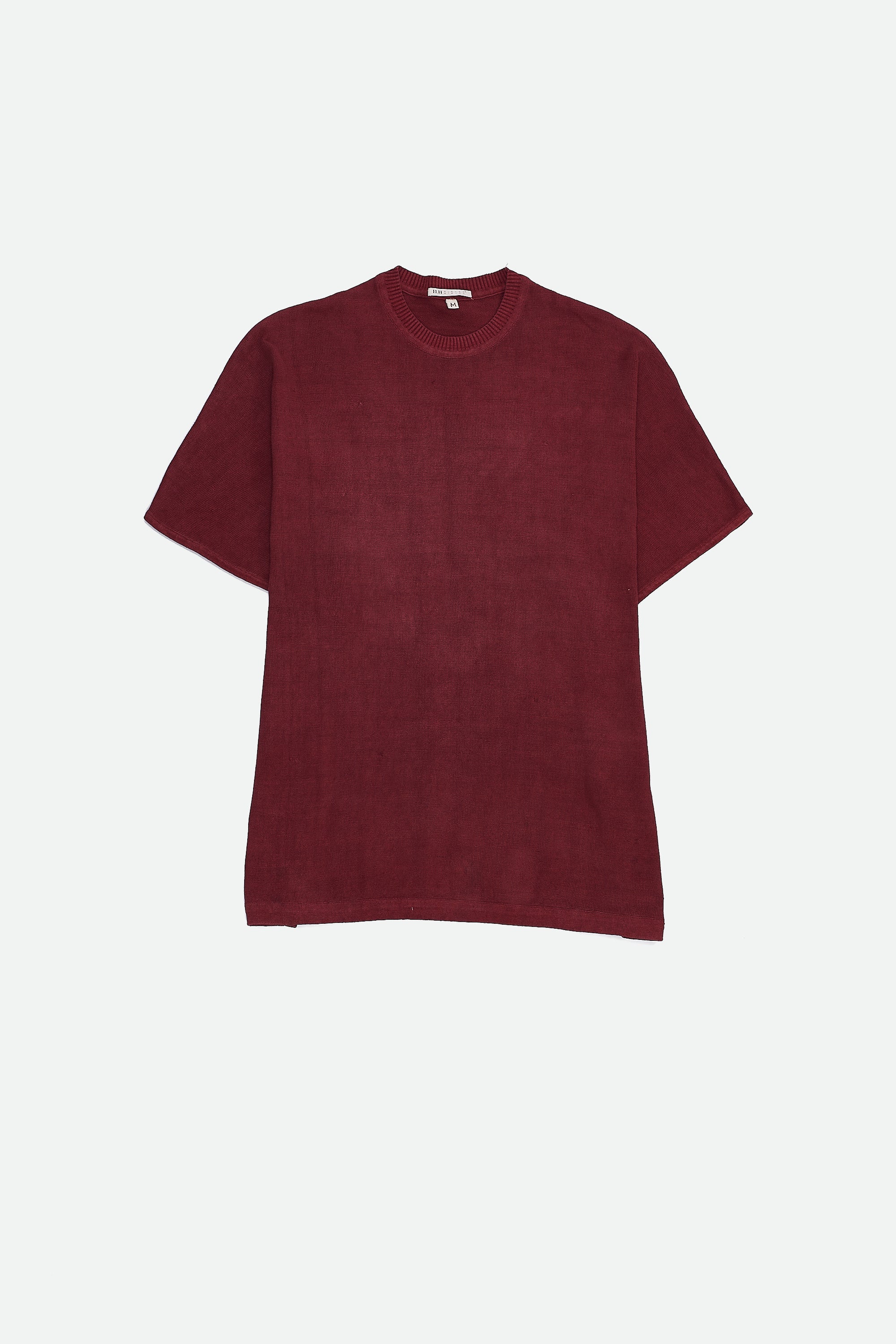 CRIMSON PINK COTTON RELAXED FIT T-SHIRT