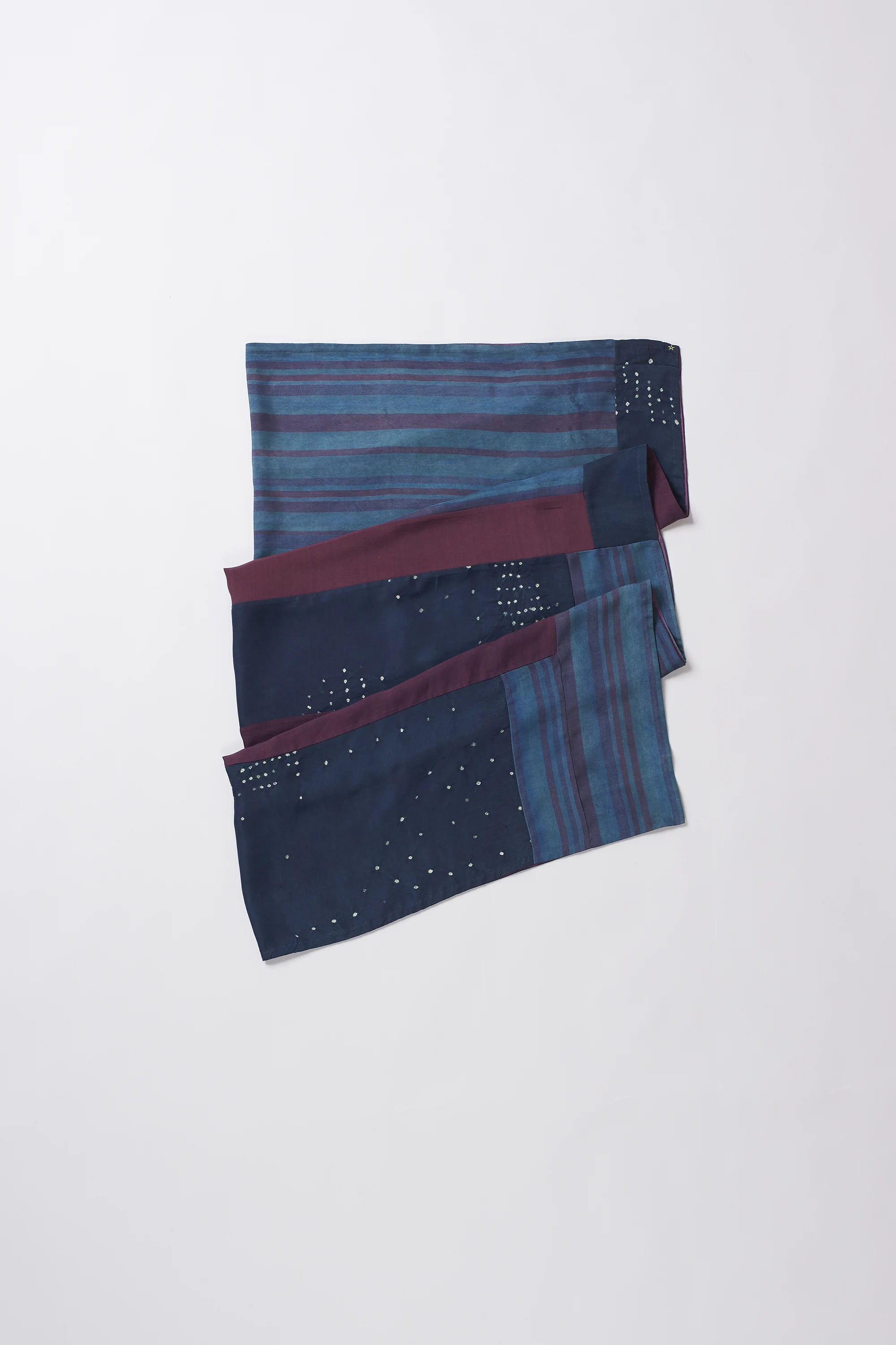 Silk Patchwork Square Scarf