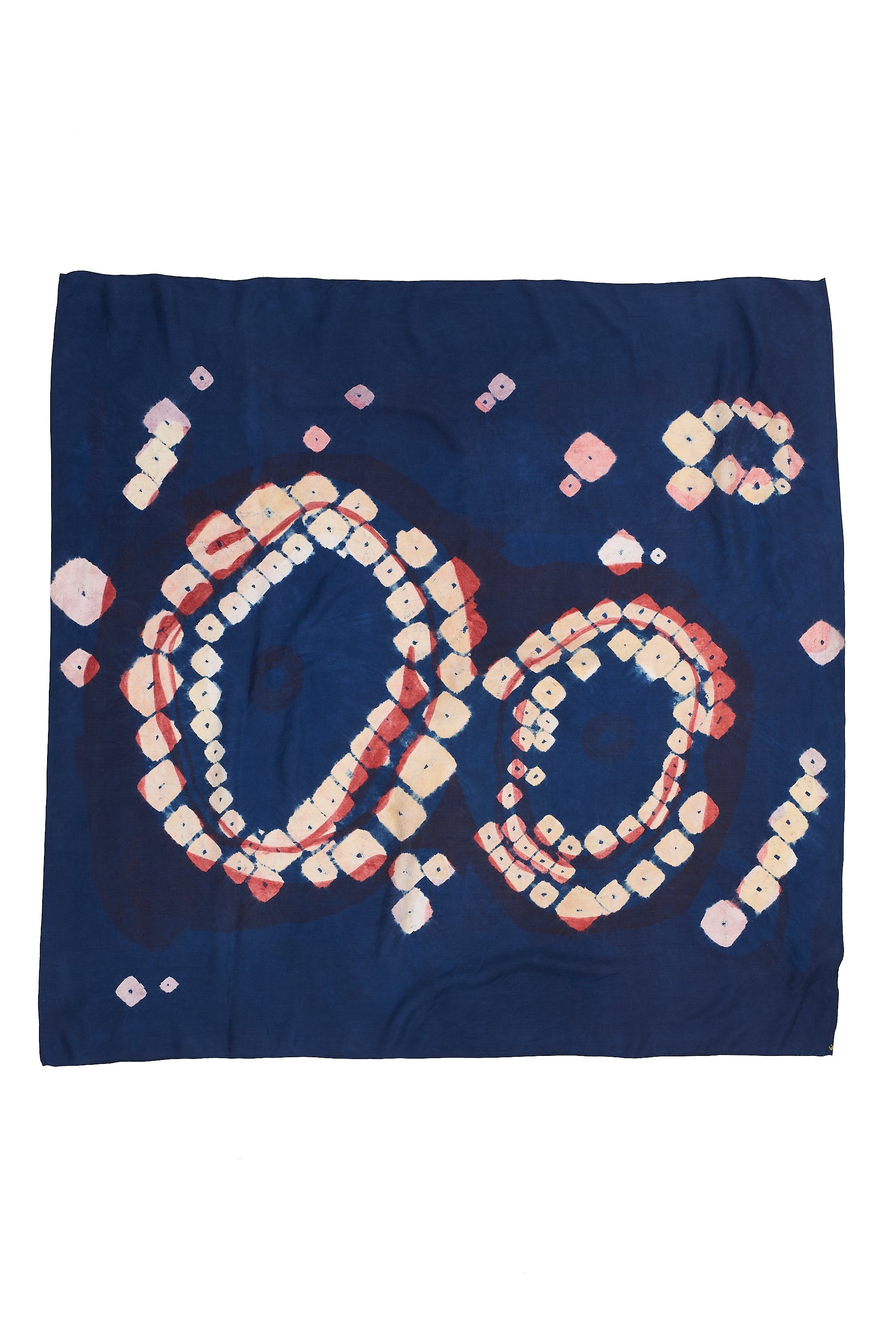 MEDIUM INDIGO SCARF