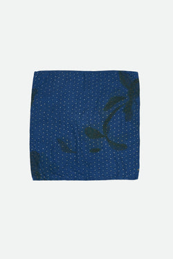 INDIGO SCREEN PRINTED WITH BANDHANI SQUARE SCARF