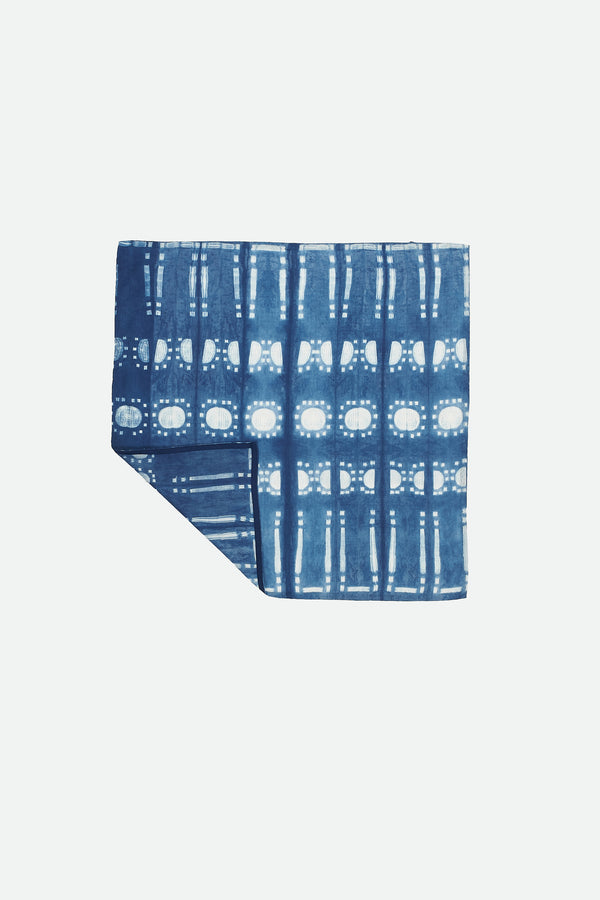 INDIGO SHIBORI SCARF