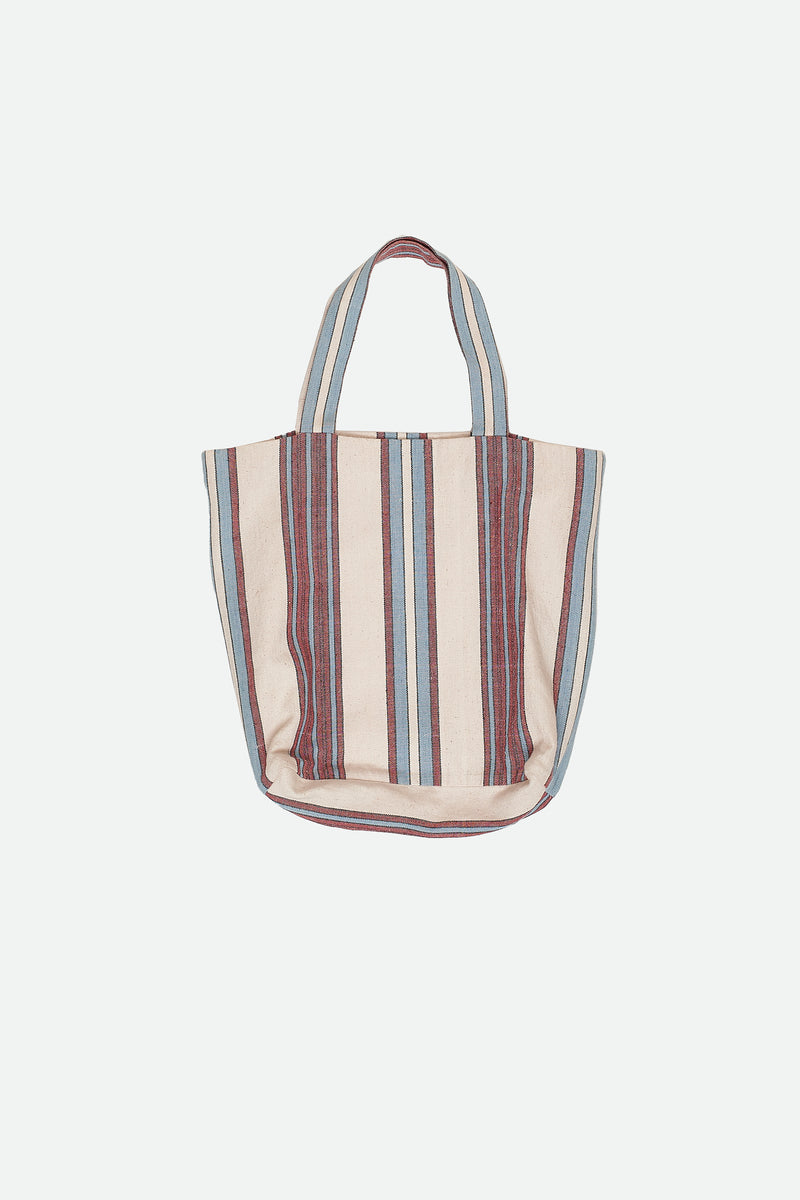 MULTI-COLOUR YARN DYED TOTE BAG