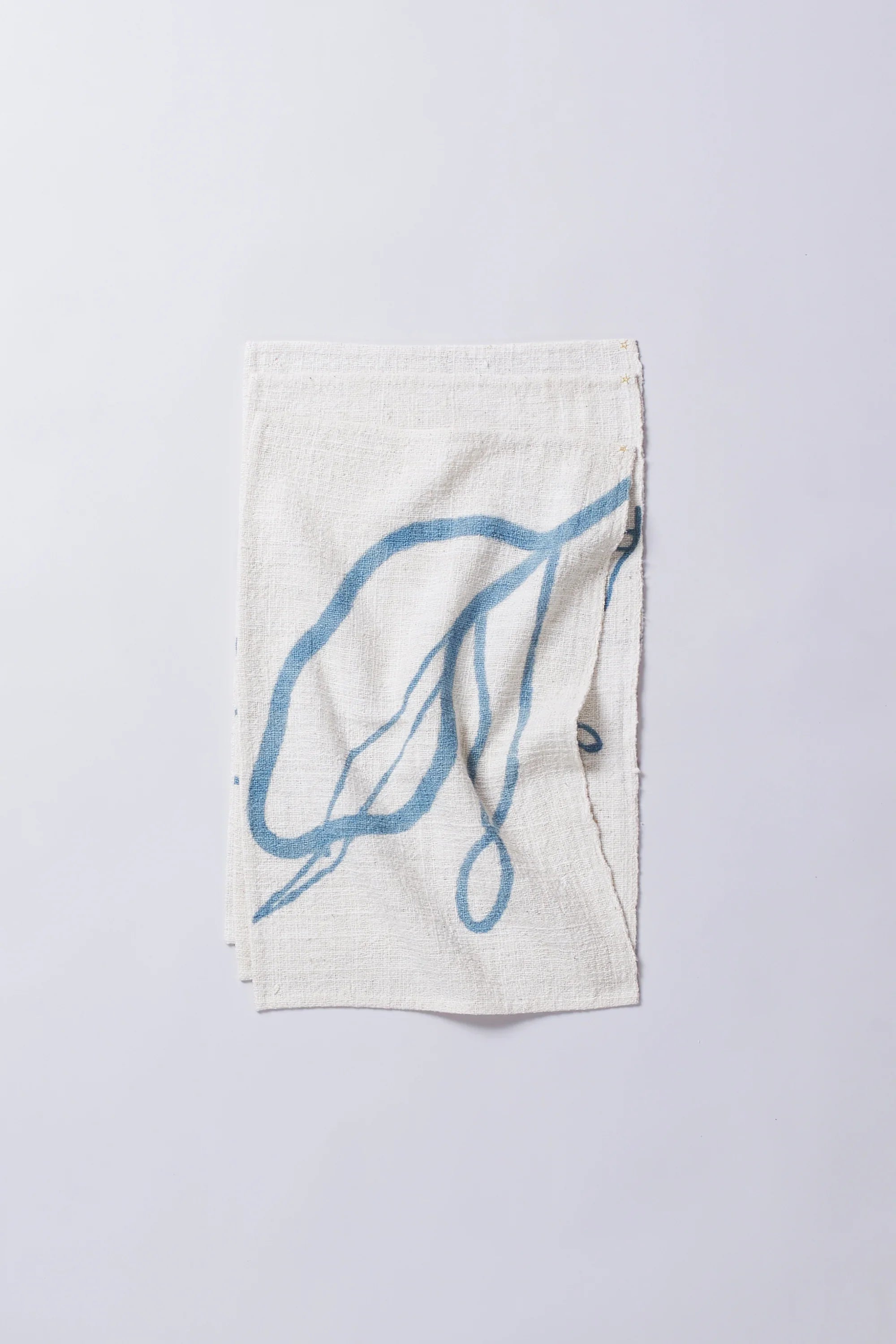 Hand Painted Indigo Towel