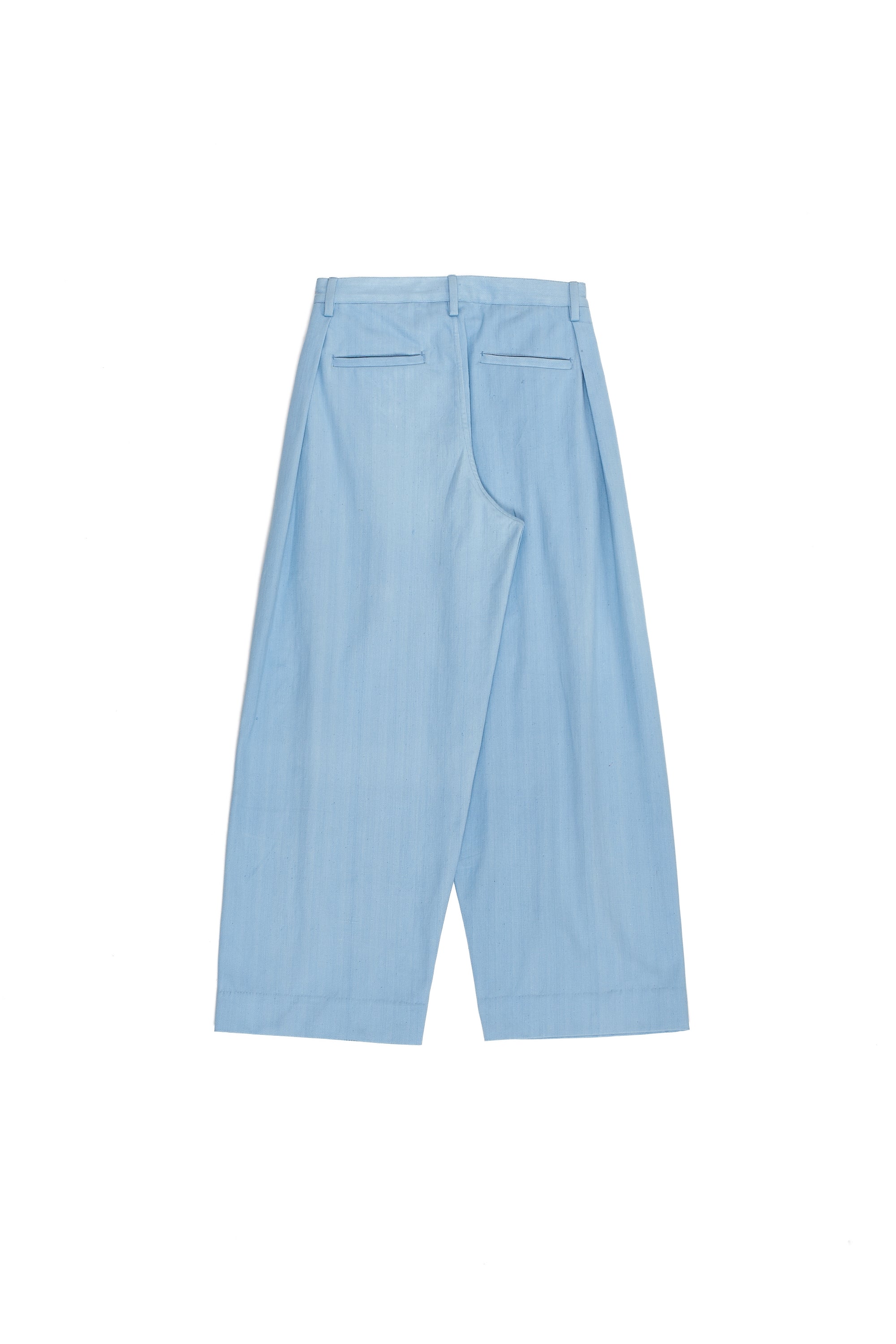 Indigo Dyed Comfort Fit Cotton Pants