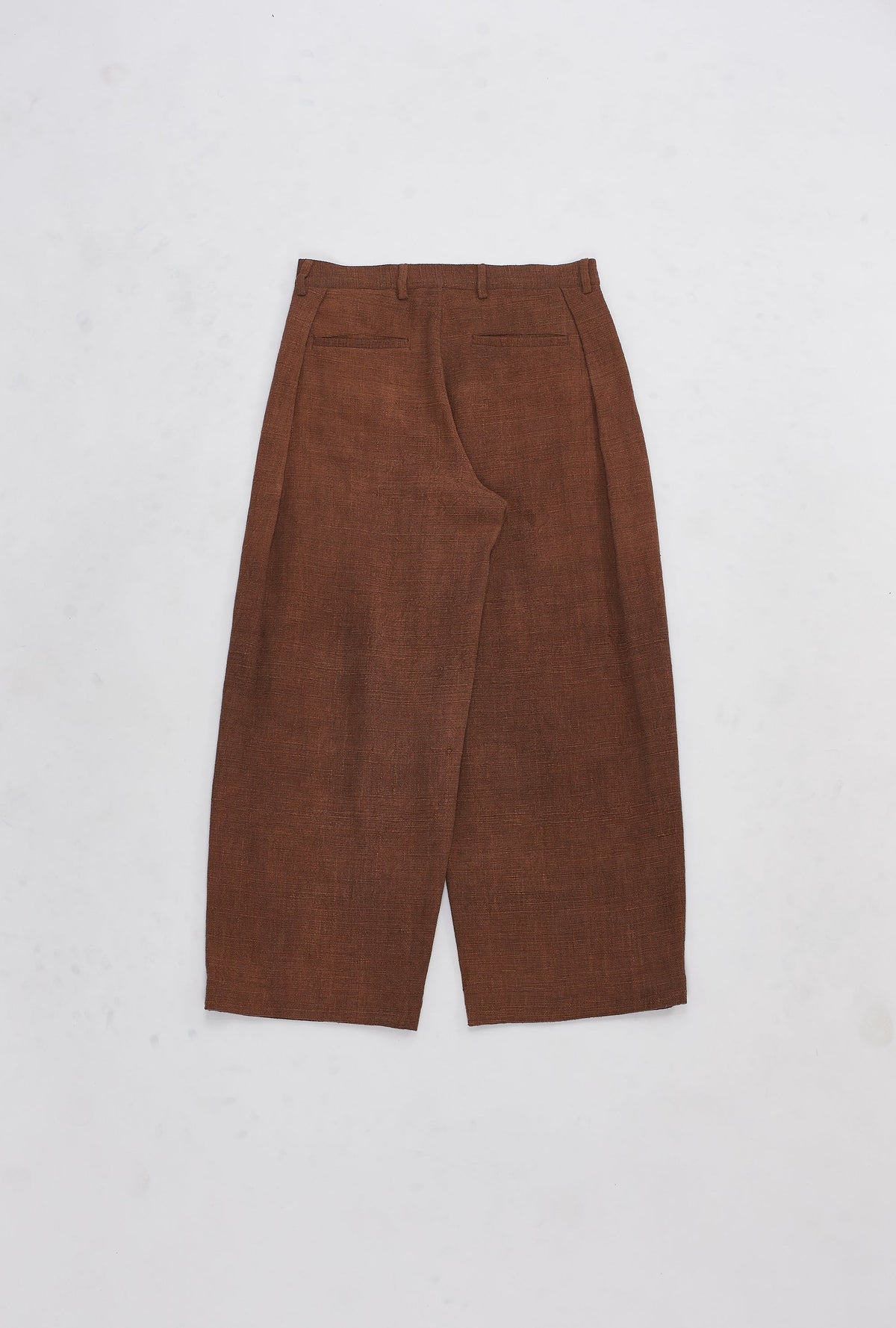 Wide-Leg Pleated Pant in Filter Coffee