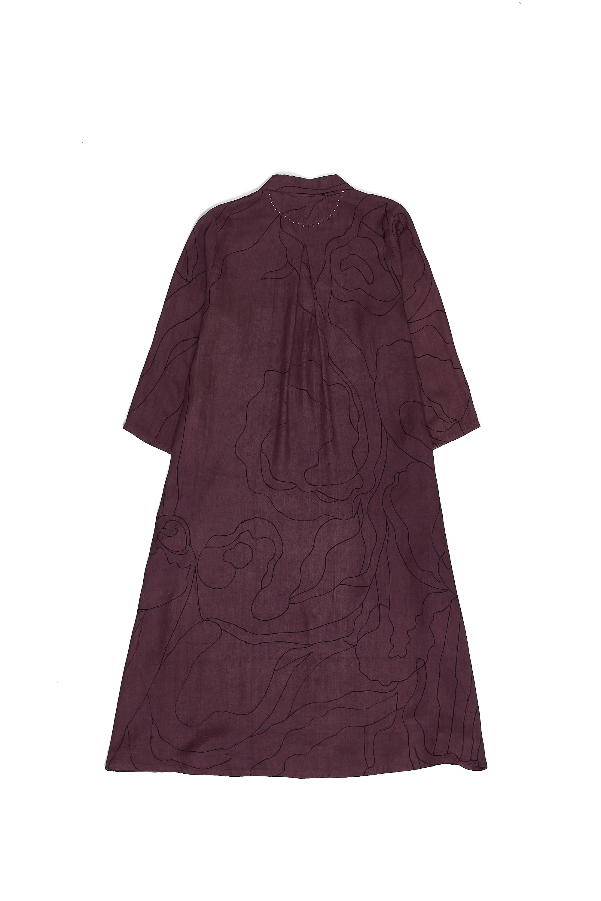 Hand Painted Silk Dress