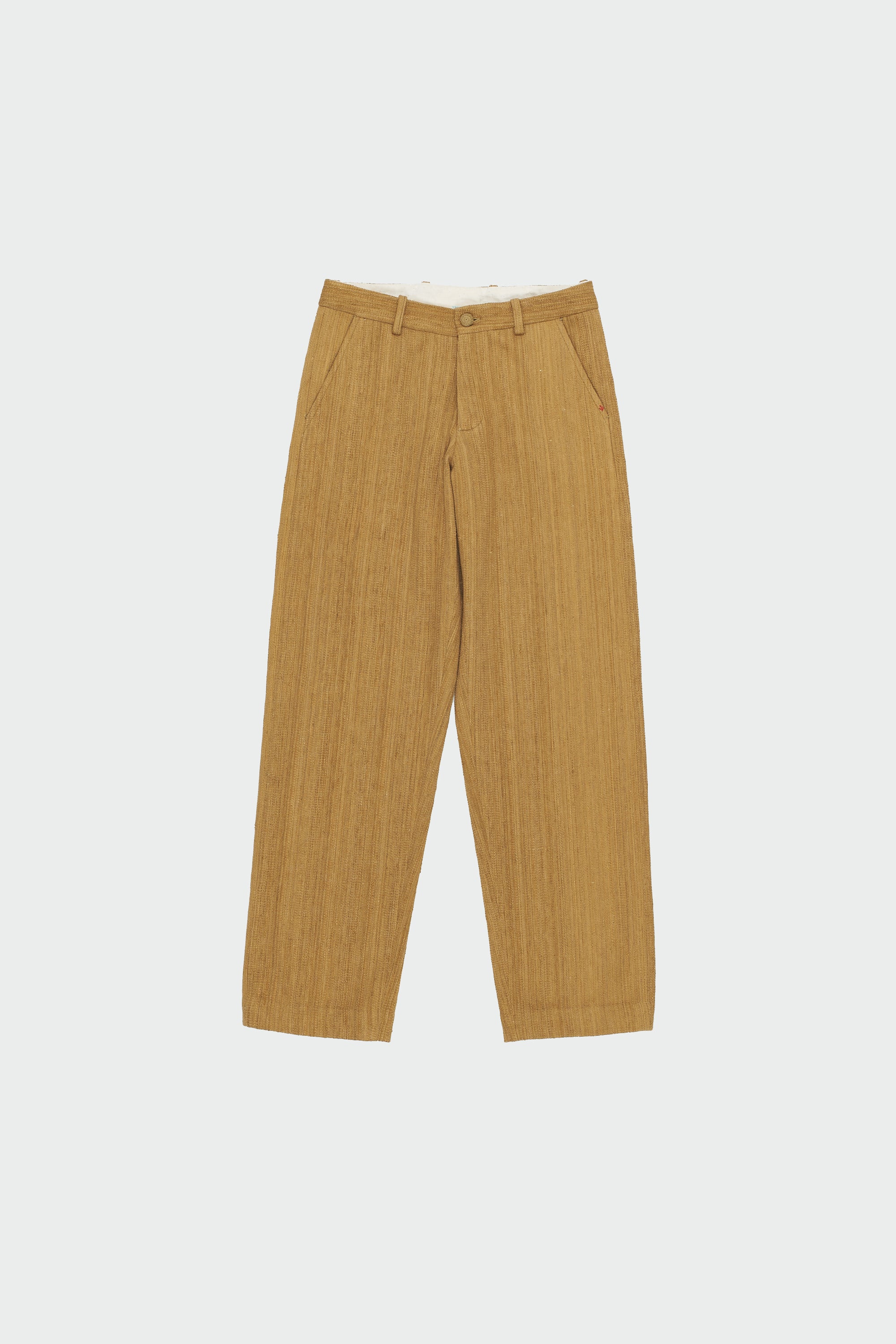 Flaxen Yellow Handspun Denim Pant