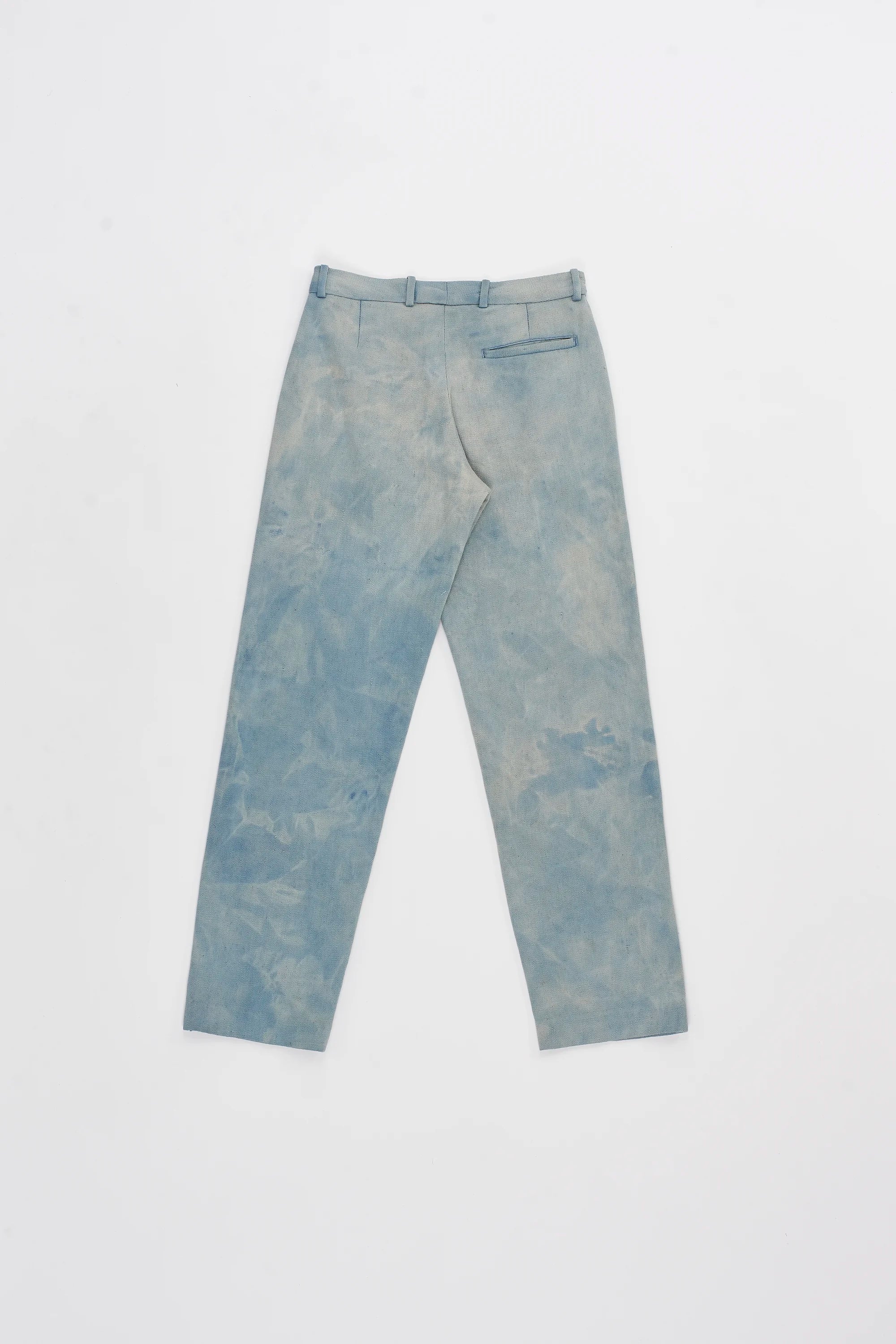 DE-OXIDISED INDIGO DENIM COTTON PANT