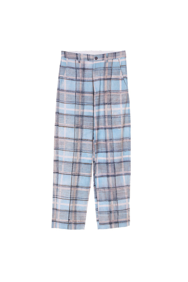 Checks Trousers Handspun 100% Organic Cotton