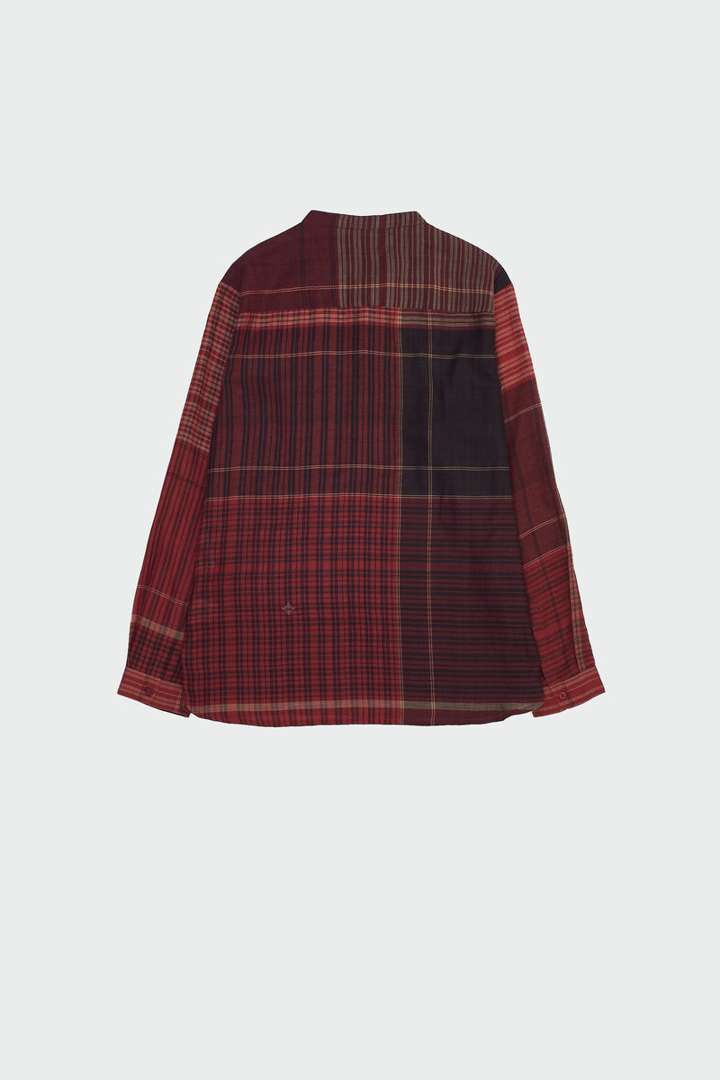 MULTI-COLOUR YARN DYED CHECKS JAMDANI TOP