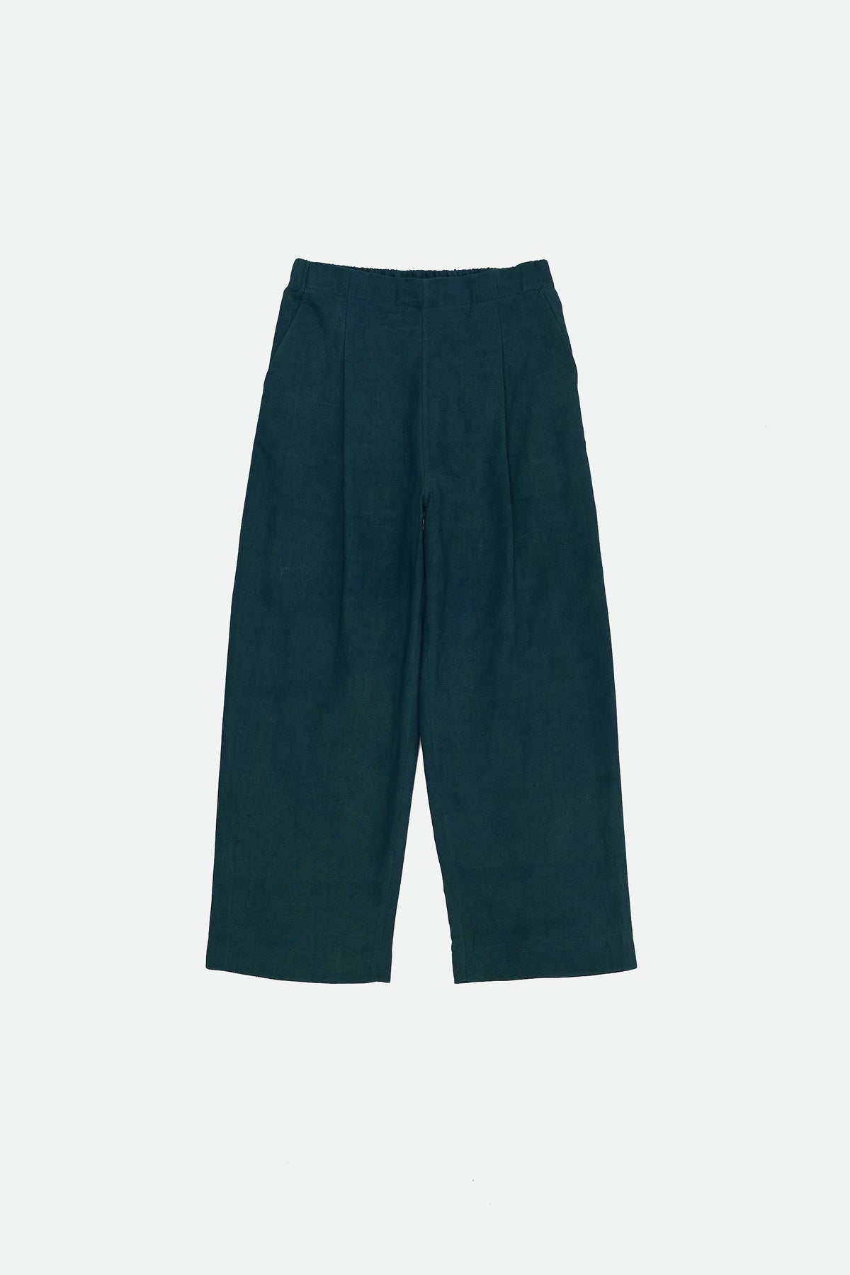 Bottle Green Pleated Trouser