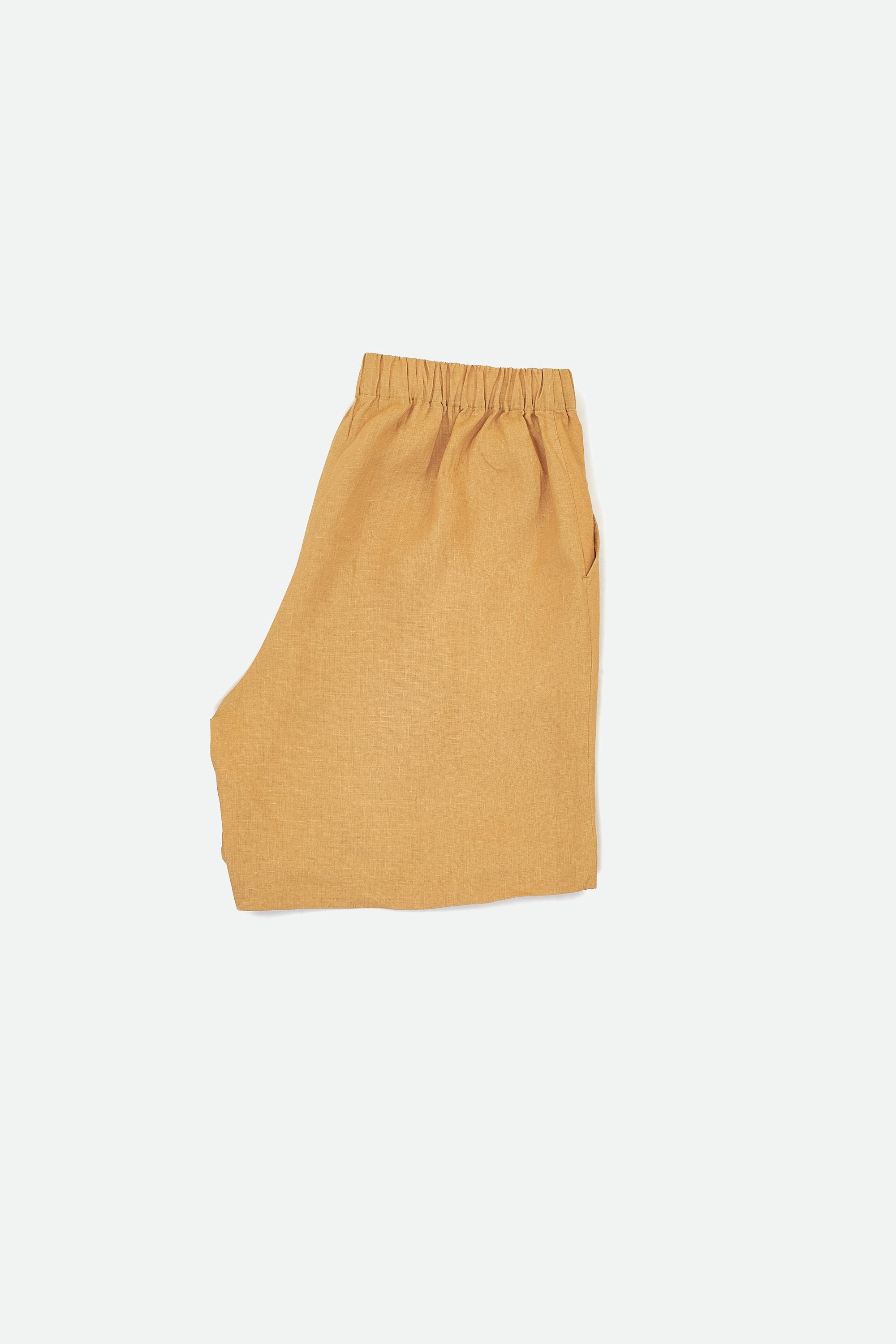 UNISEX LINEN DRAWSTRING SHORTS