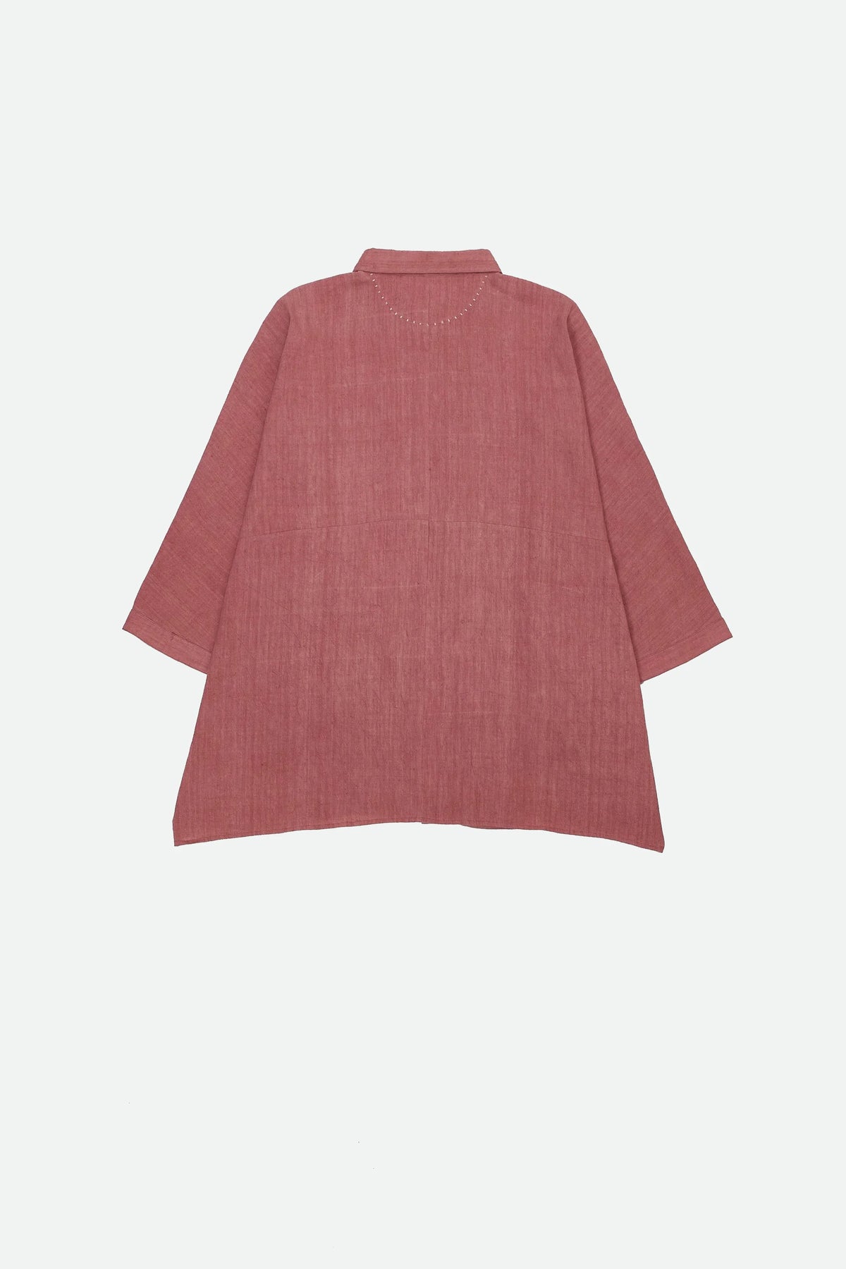 Chalk Pink Solid Linen Shirt
