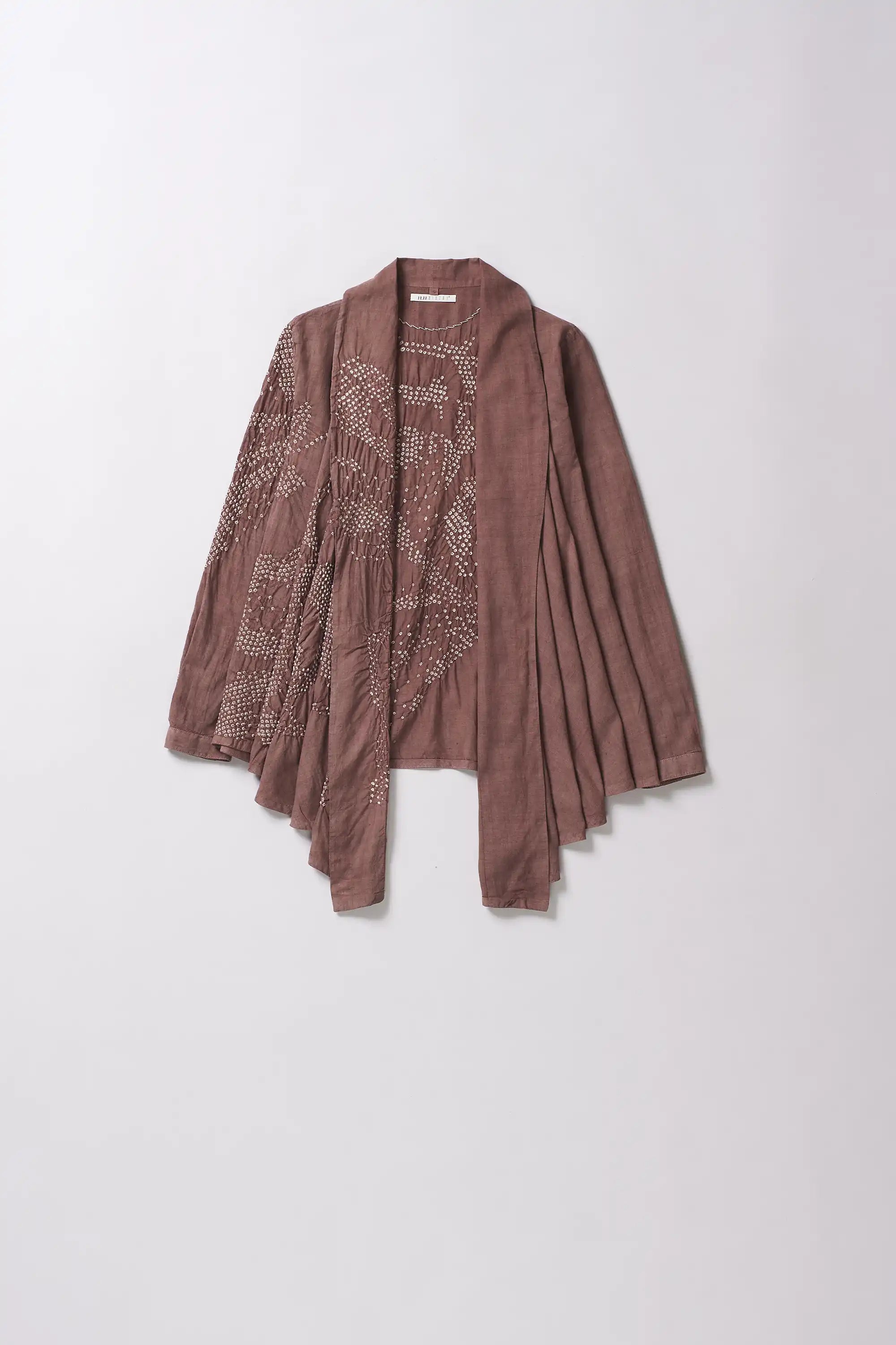 Old rose cotton shrug