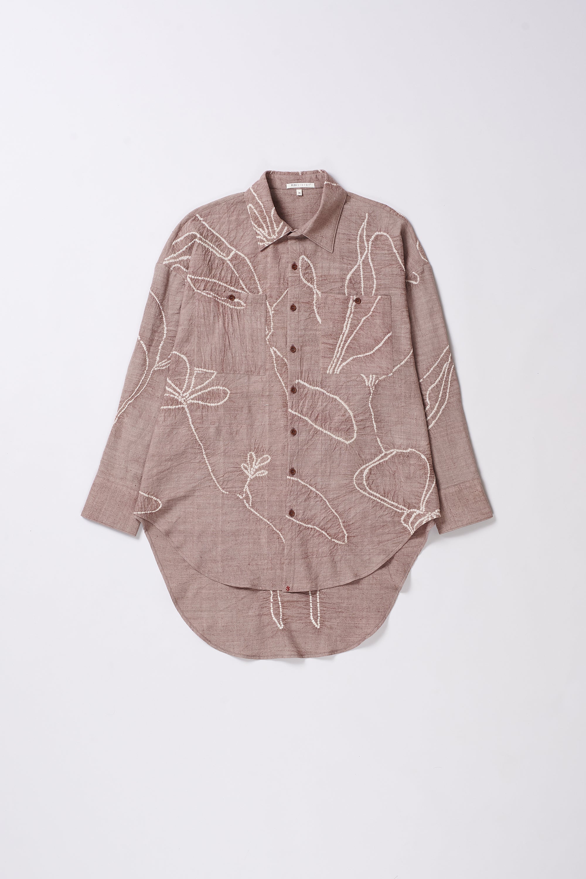 OVERSIZED SHIRT VINTAGE PINK
