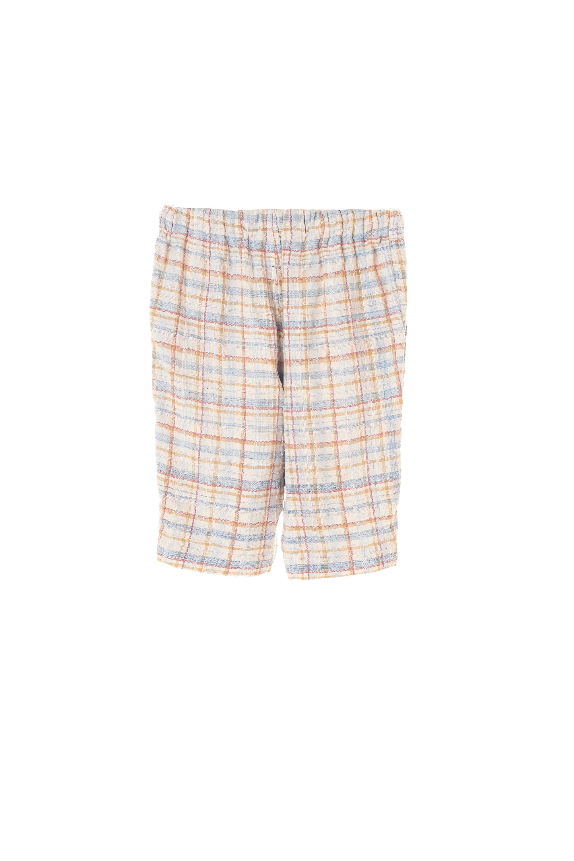 MULTI COLOR HAND WOVEN CHECK SHORT