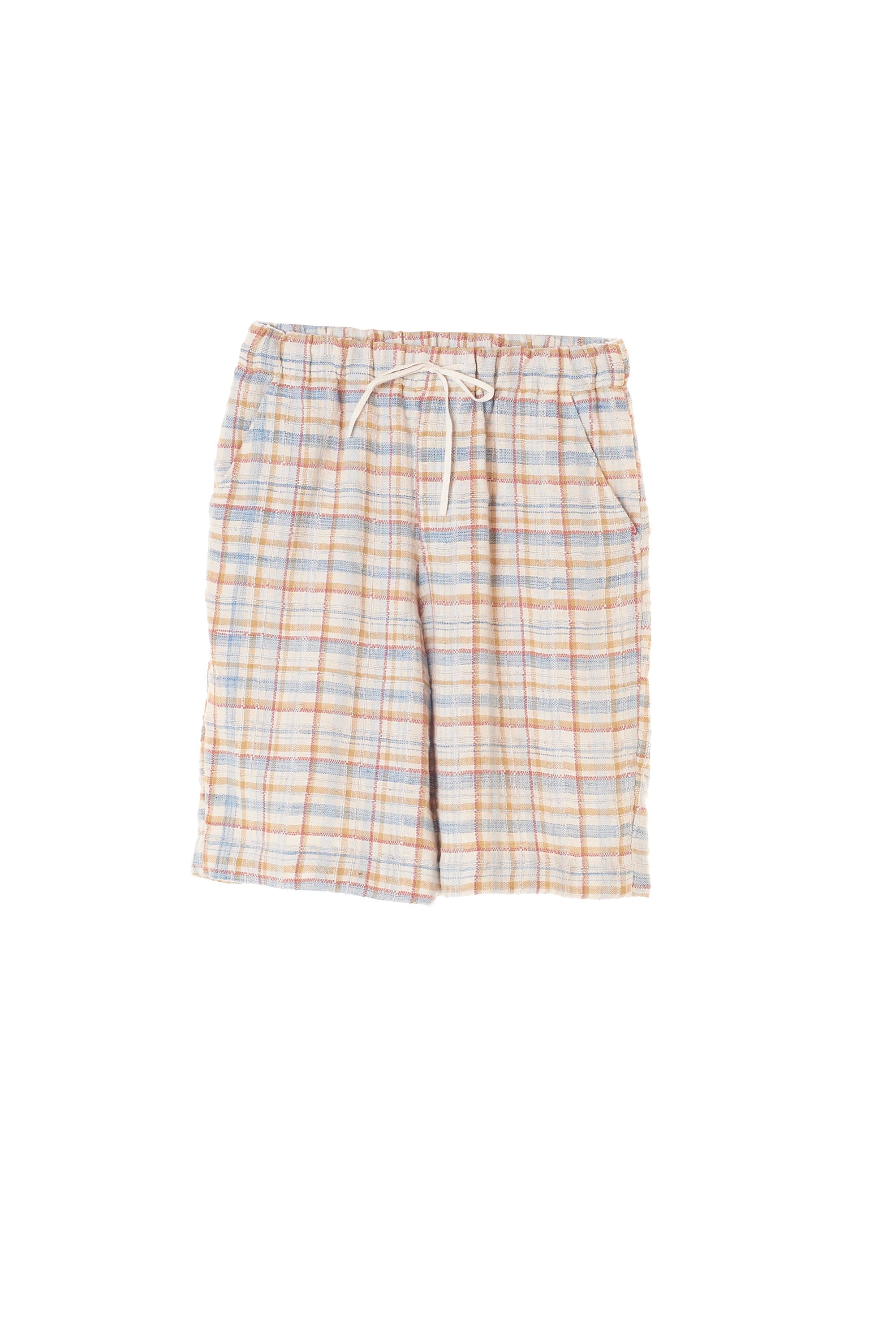 MULTI COLOR HAND WOVEN CHECK SHORT
