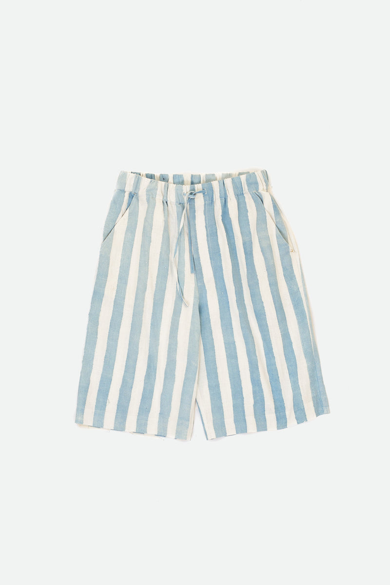 STRIPED COTTON SUMMER SHORTS