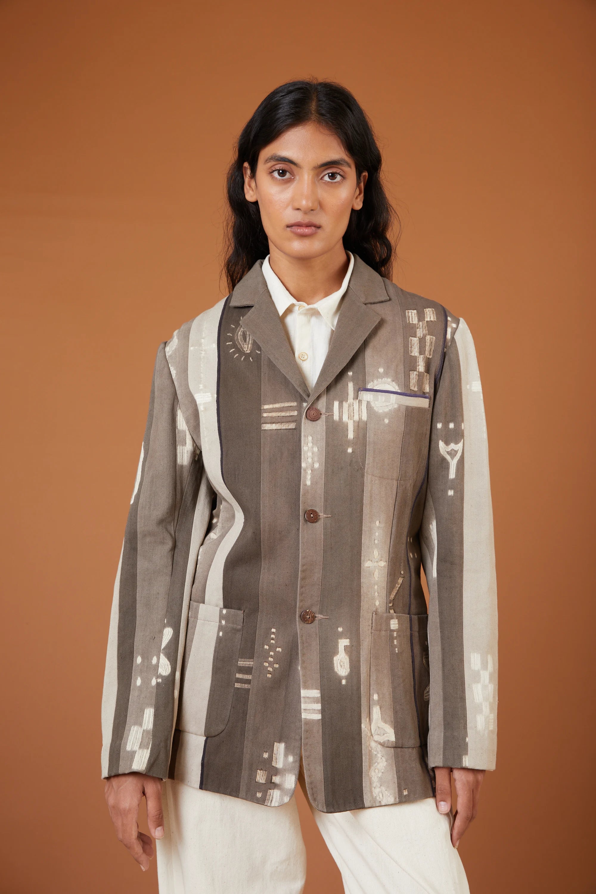 Oversized Jacket in Organic Cotton