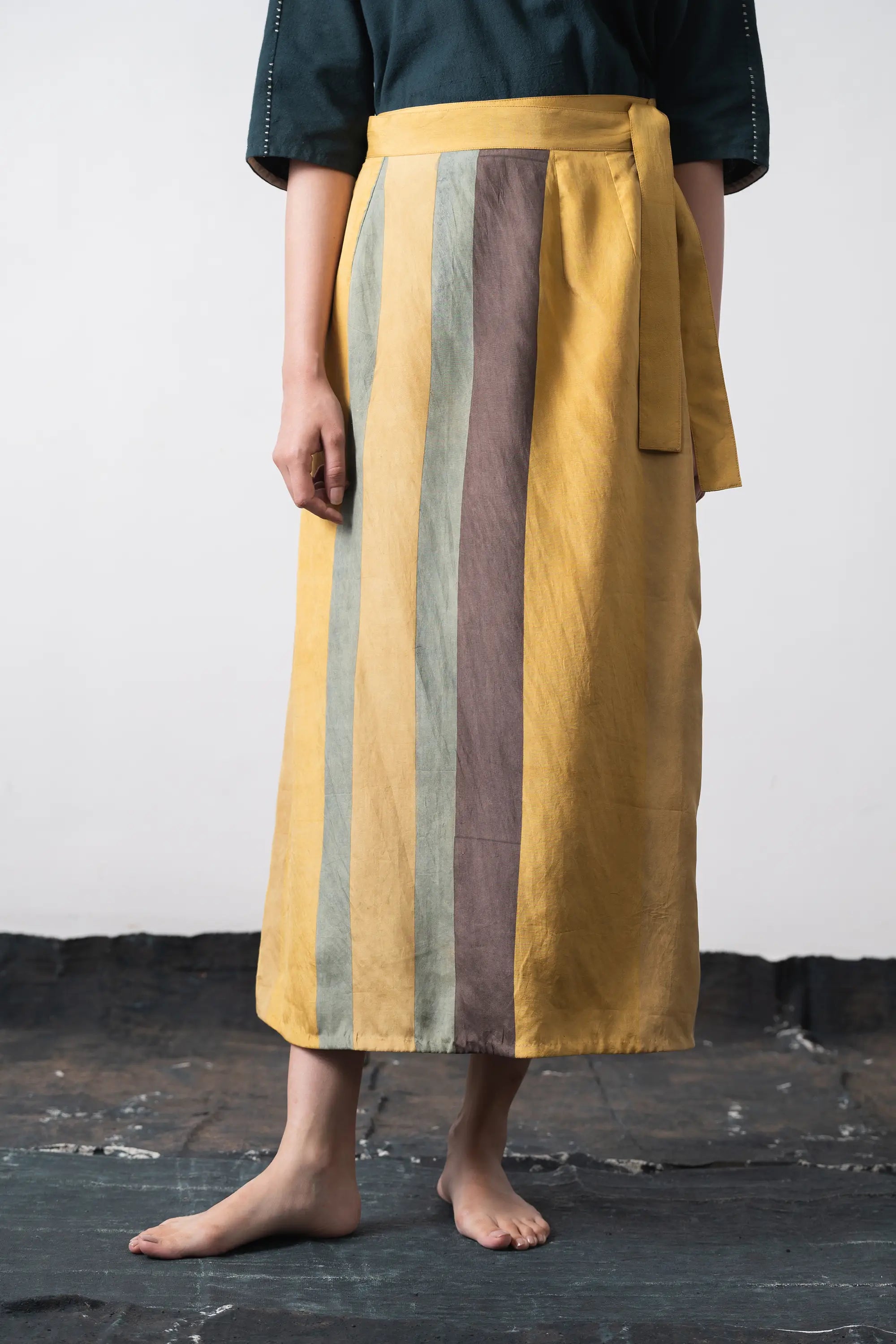 Silk Wrap Skirt