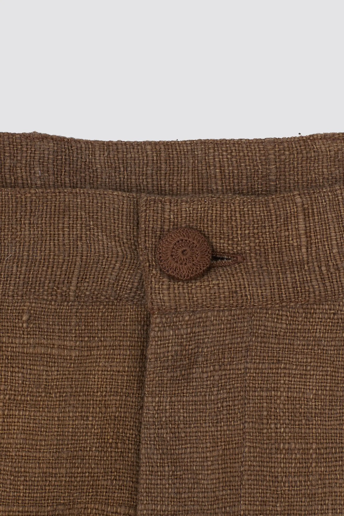 Wide-Leg Pleated Pant in Filter Coffee