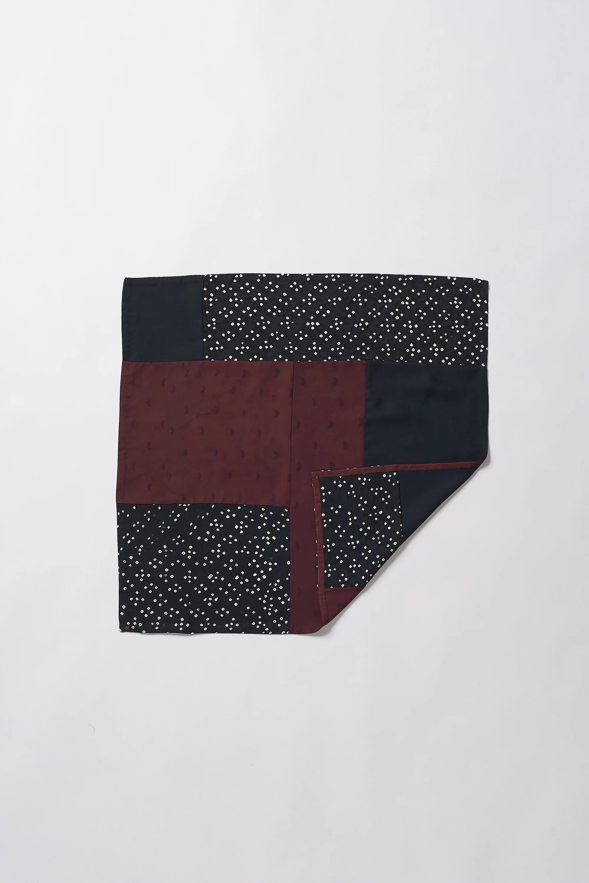 Scarf in Silk Patchwork