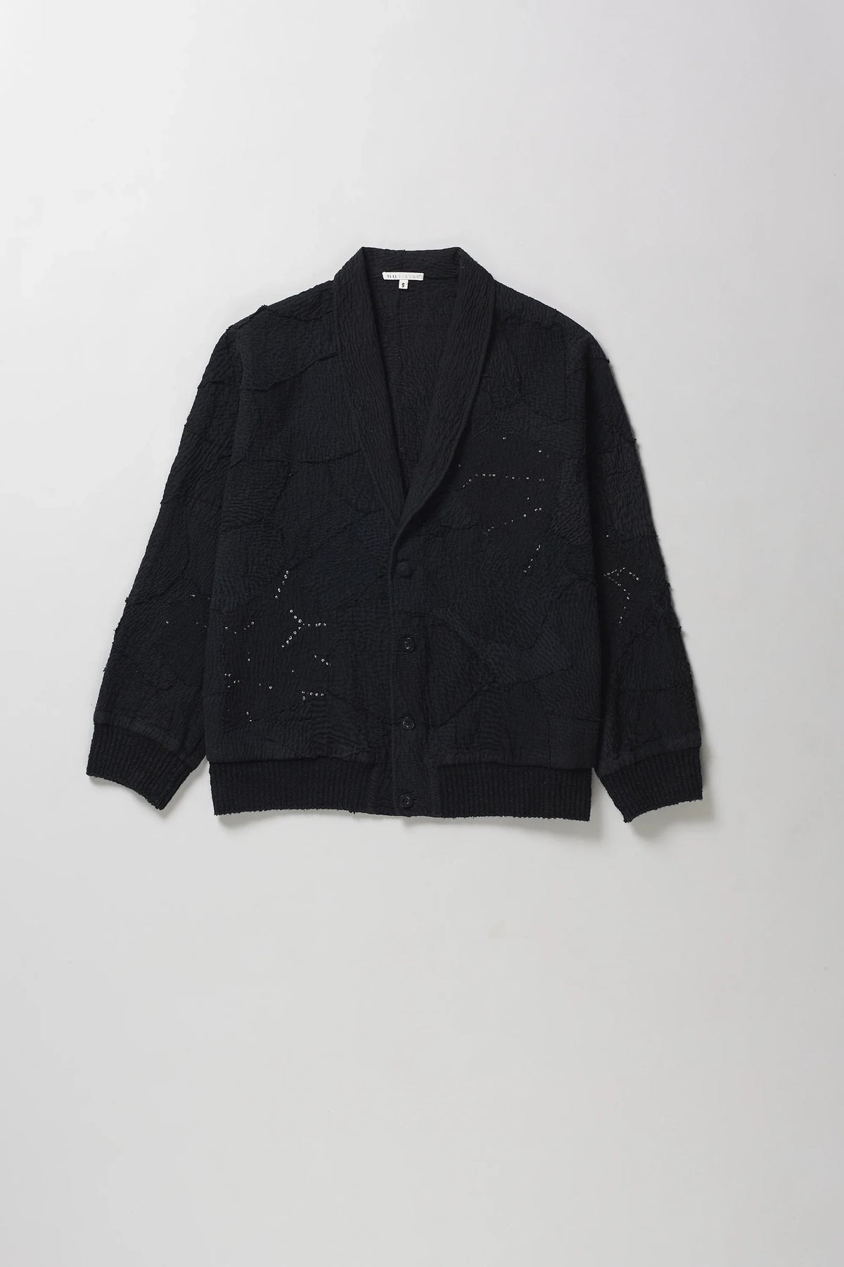 Reversible Patchwork Jacket in Black