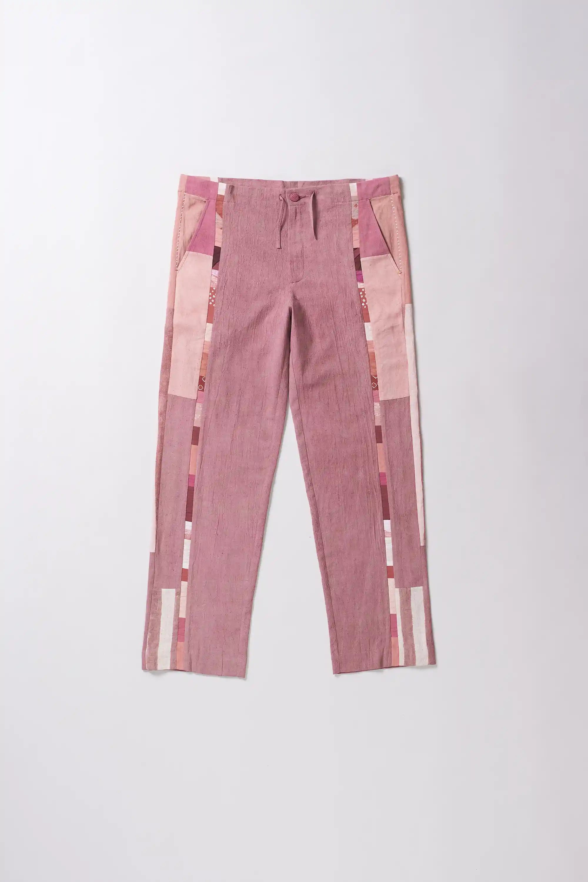 Cotton fuchsia pink pant