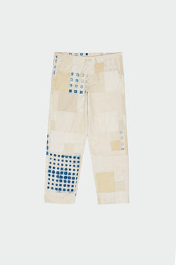 PATCHWORK DRAWSTRING PANT