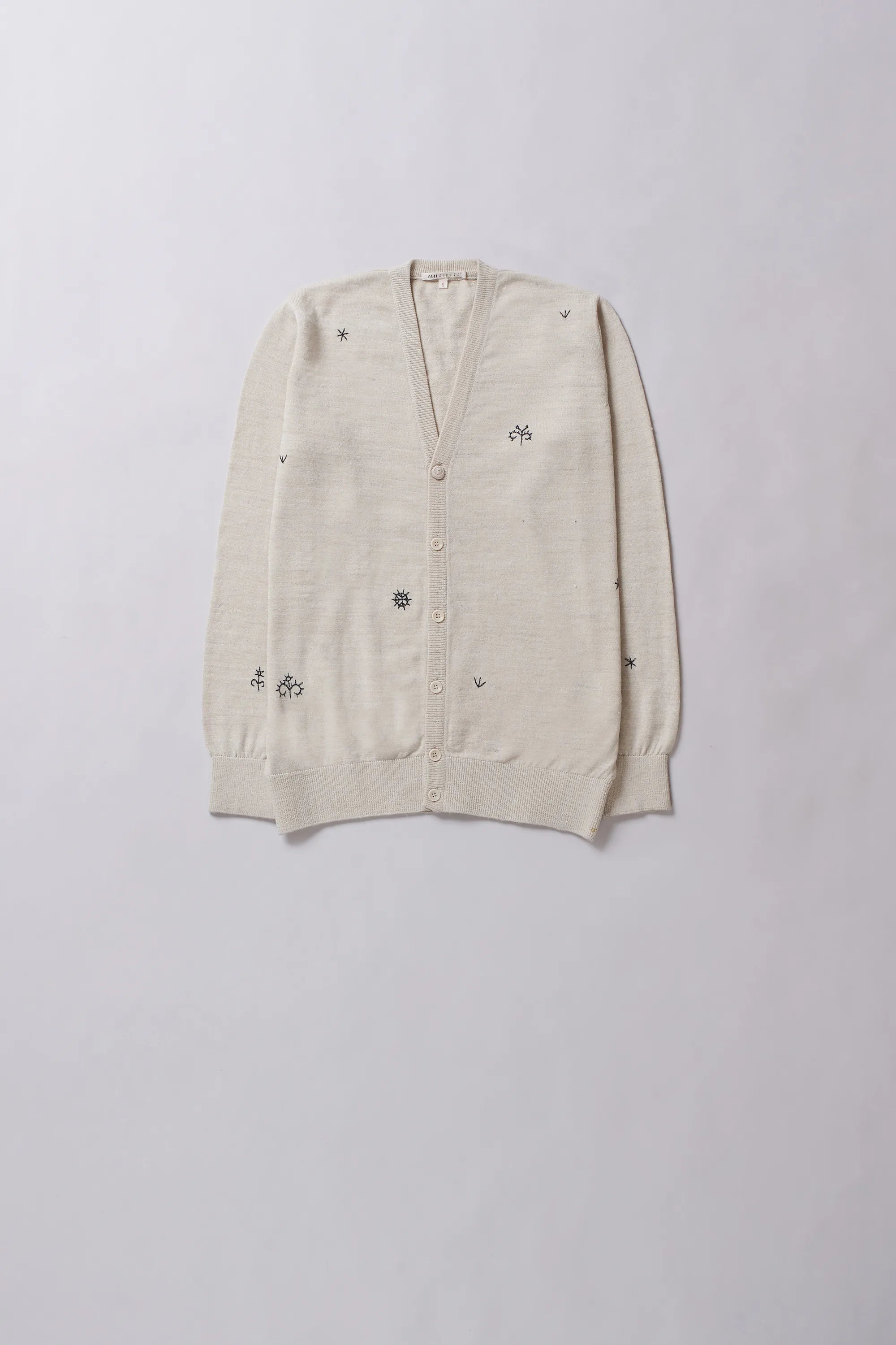 Ether Women's Ecru Embroidered Cardigan