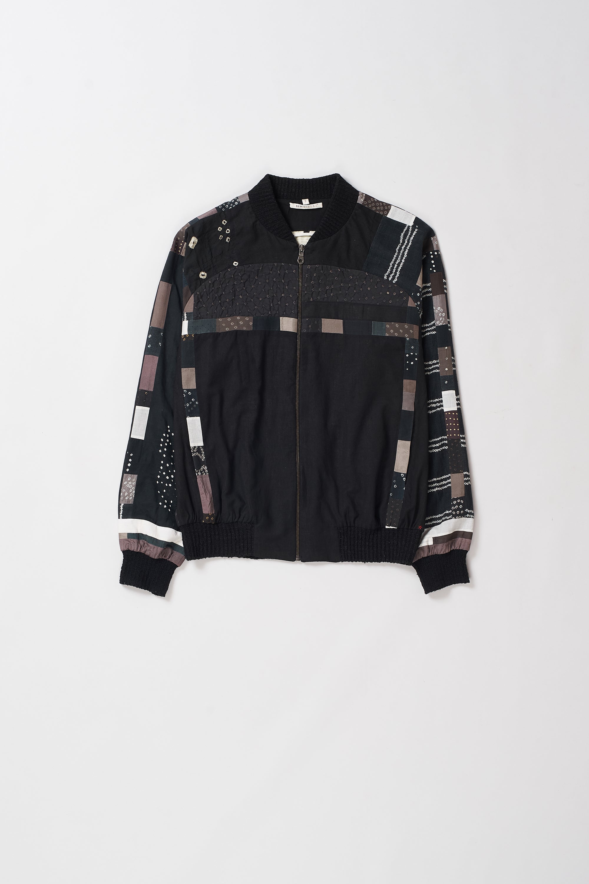 BLACK PATCHWORK JACKET