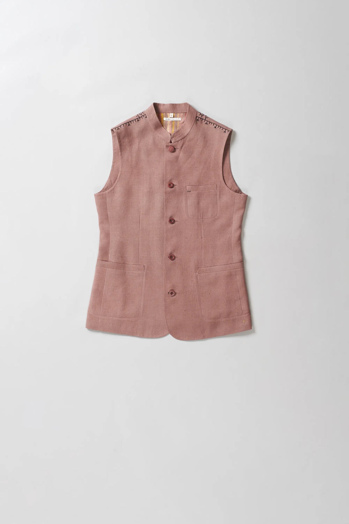 Classic Gilet in Old Rose