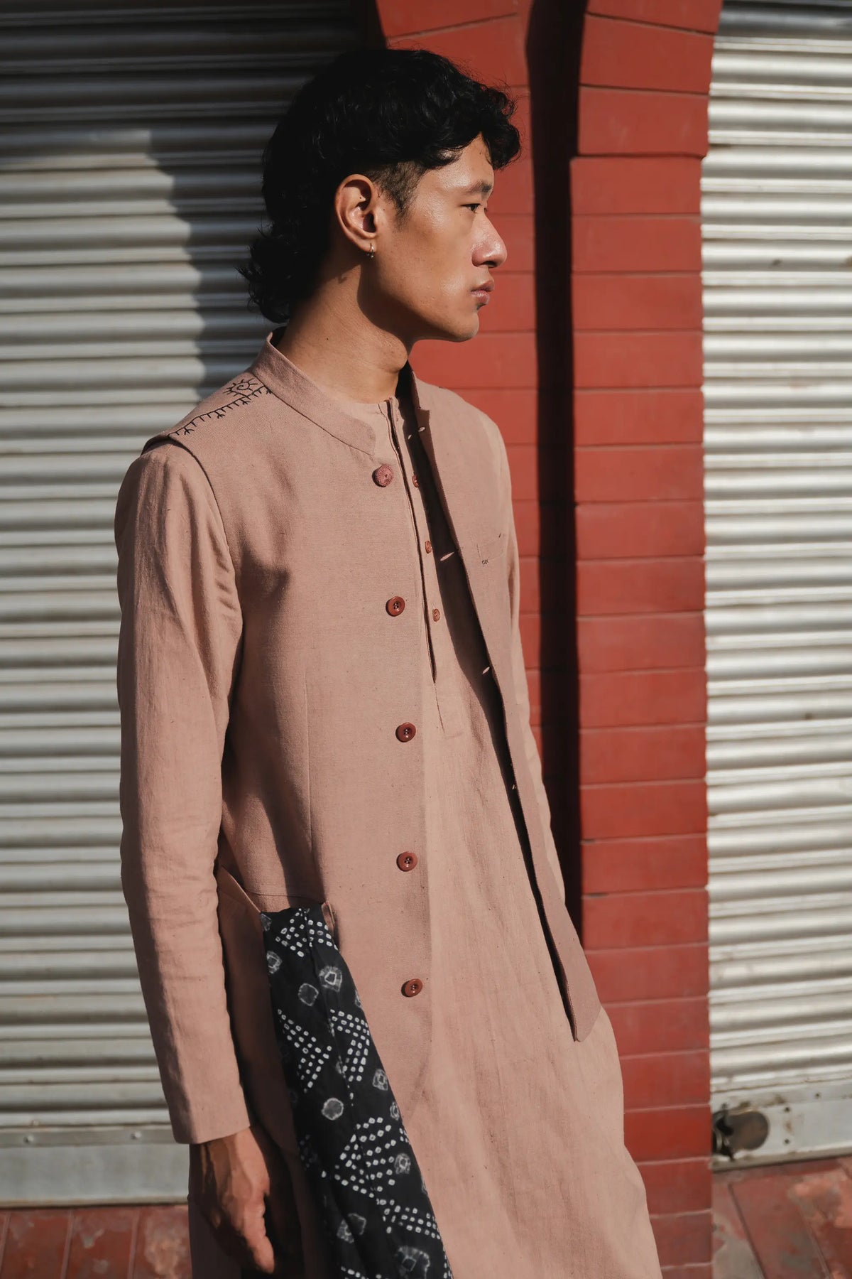 Classic Gilet in Old Rose