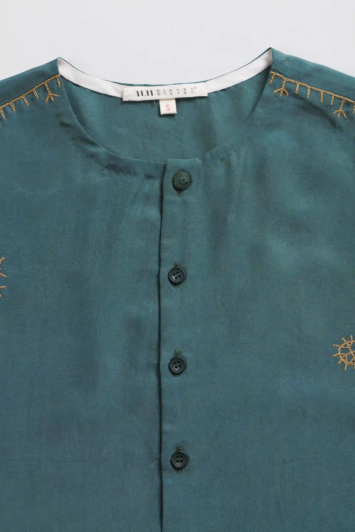 Bottle Green Silk Kurta