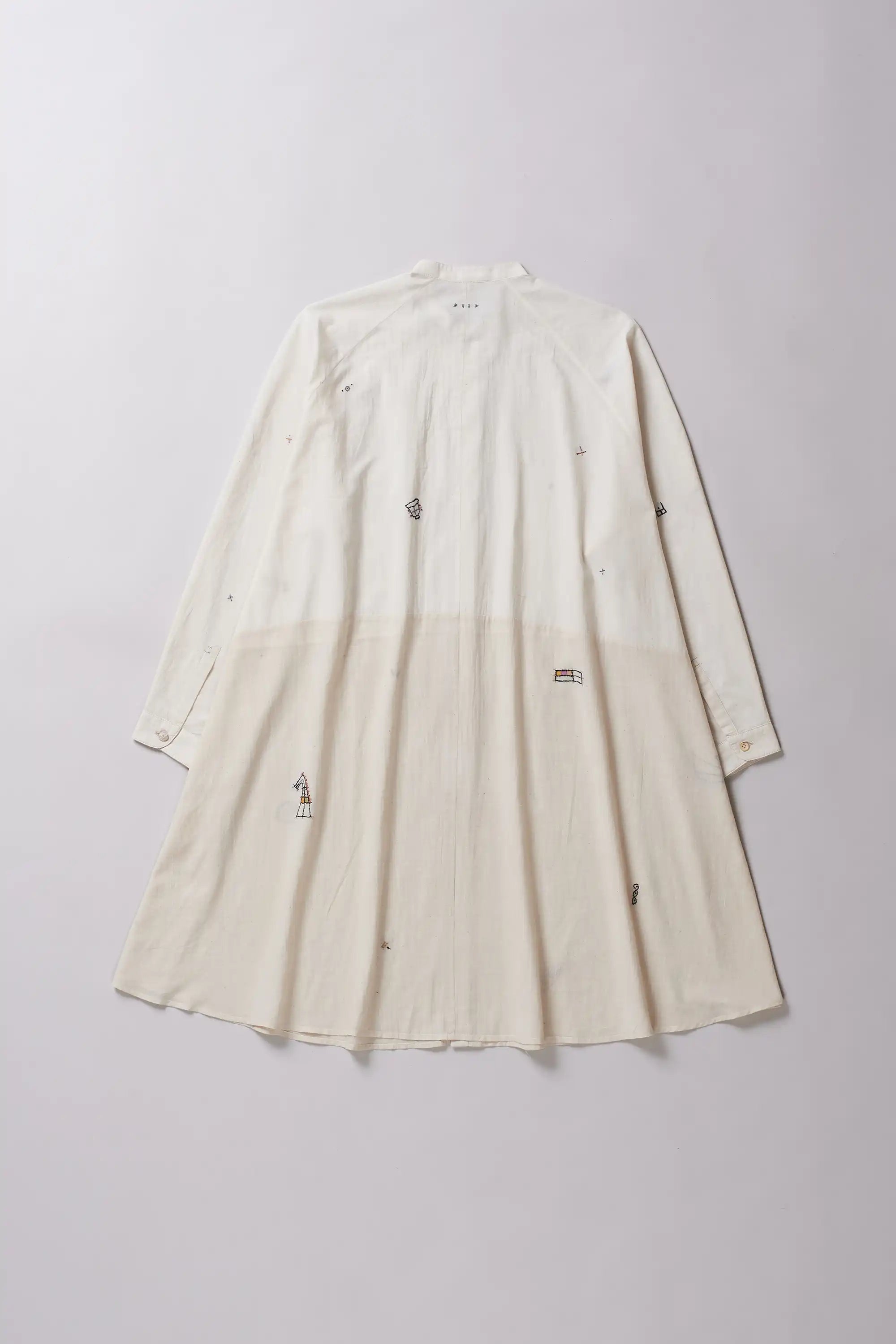 Ecru cotton dress