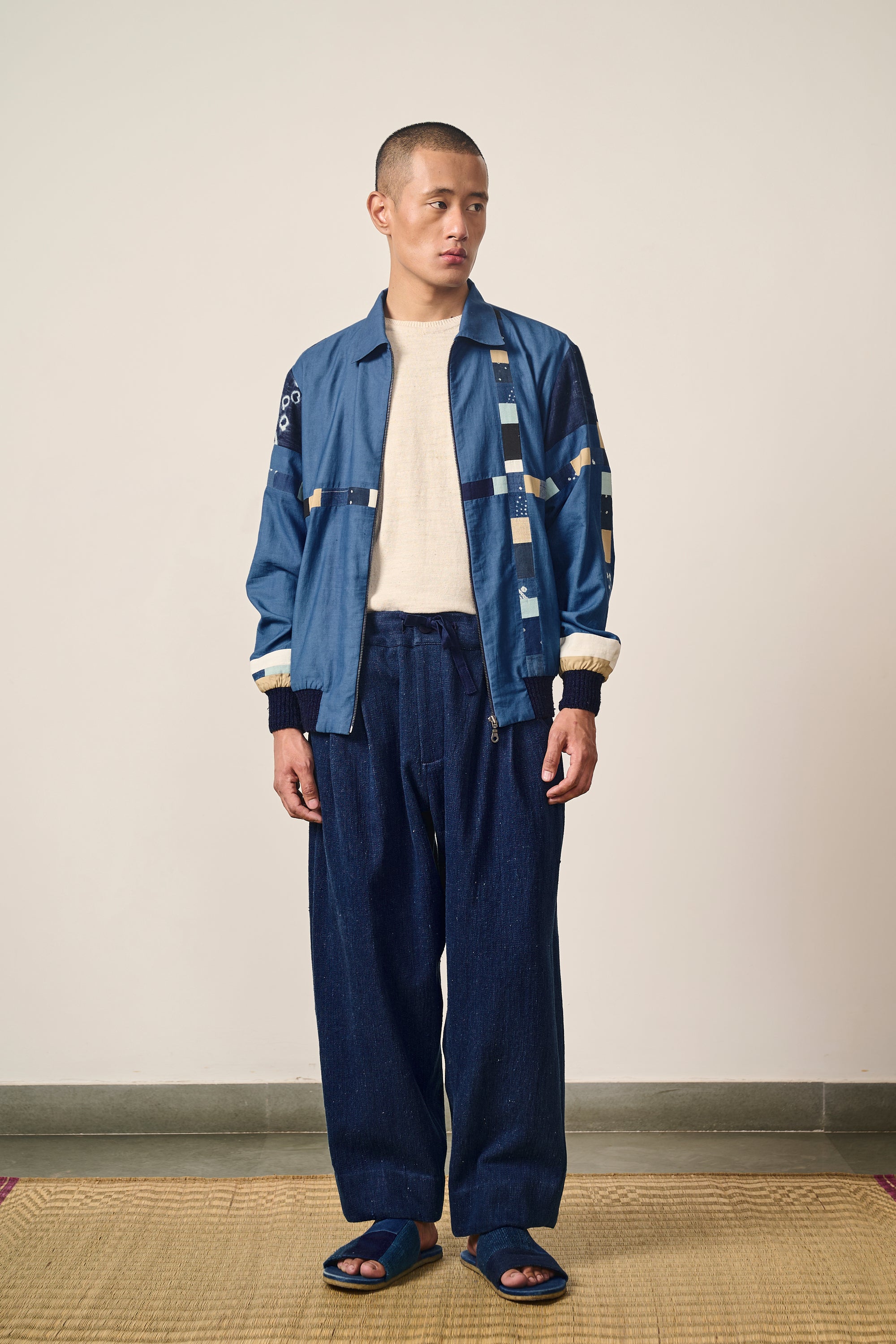INDIGO PATCHWORK JACKET