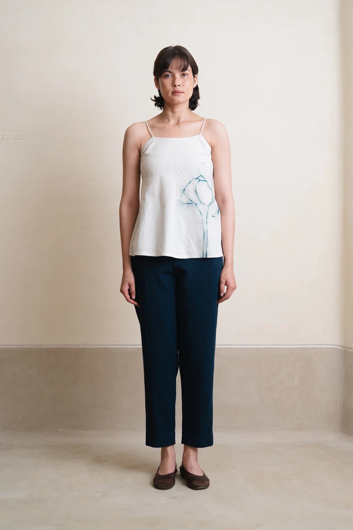 Shibori Top Orfeau Ecru