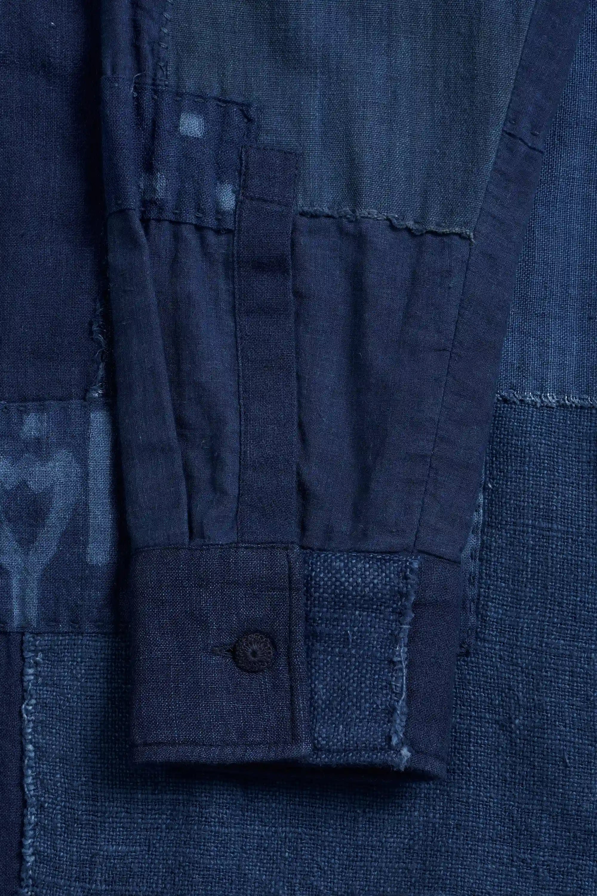 Sleeve close-up with button.
